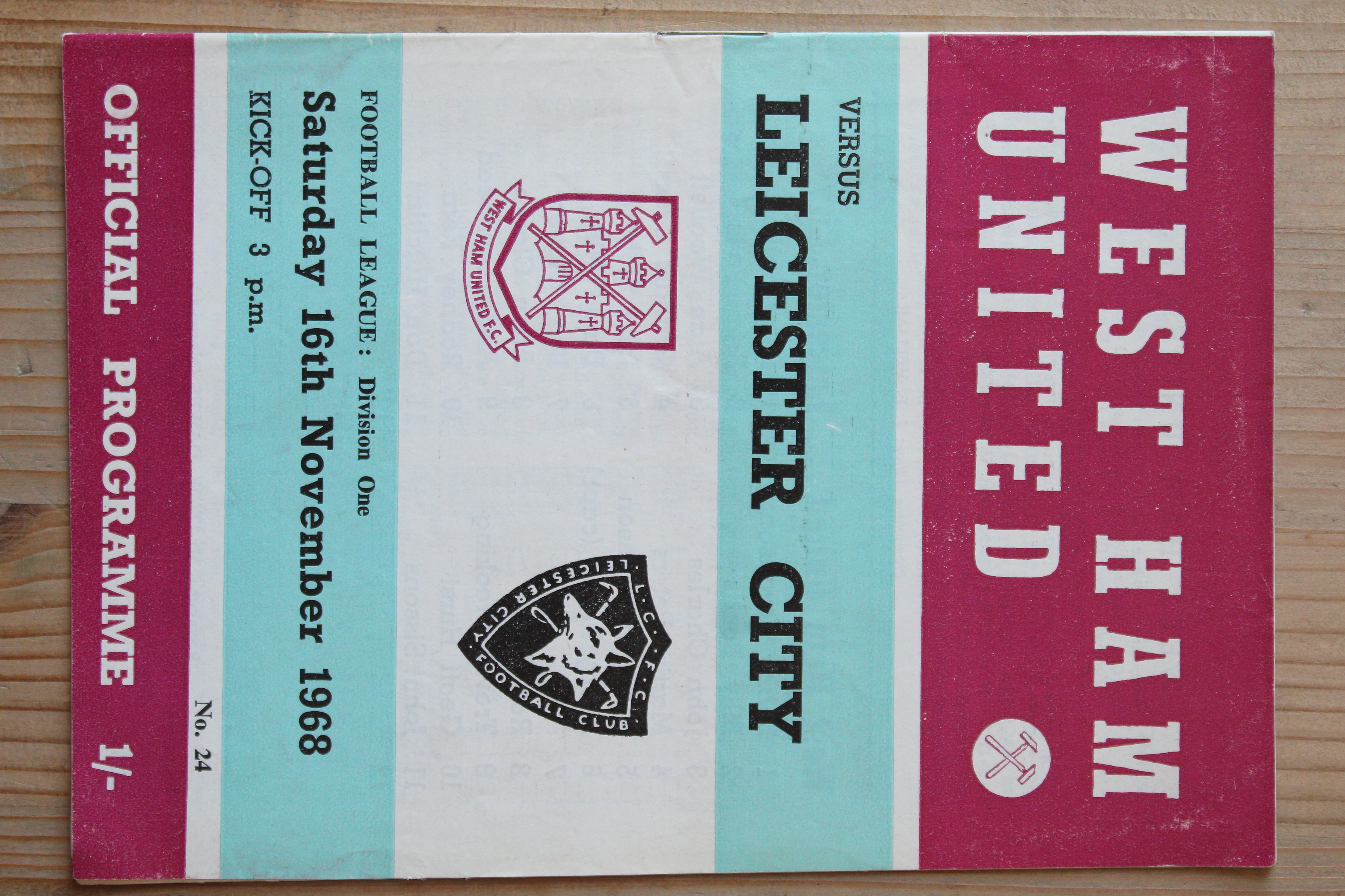 West Ham United FC v Leicester City FC