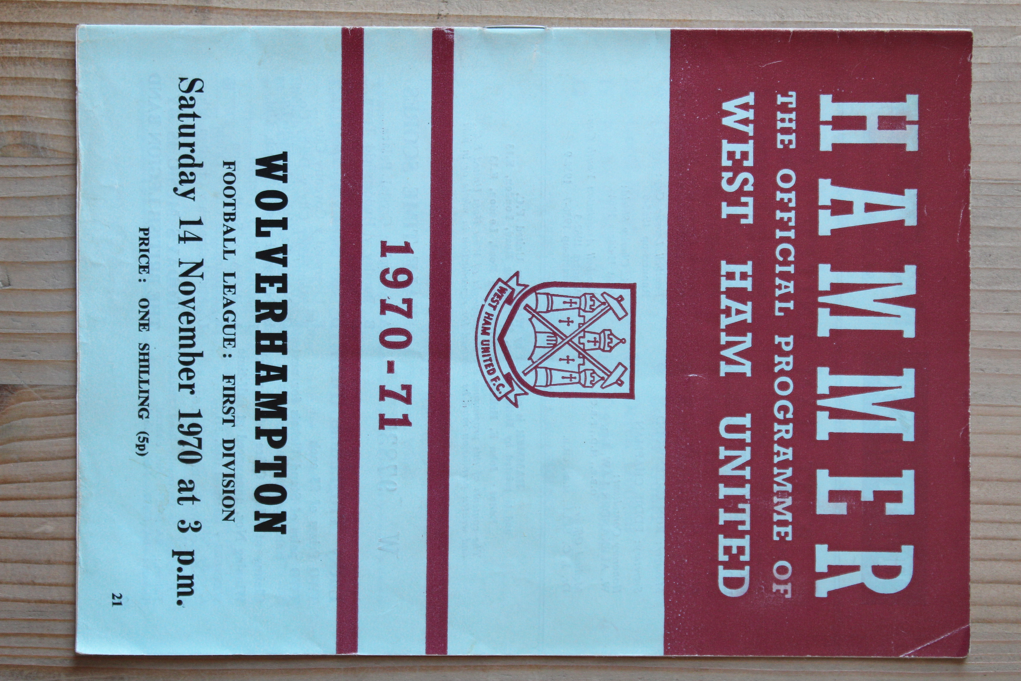 West Ham United FC v Wolverhampton Wanderers FC