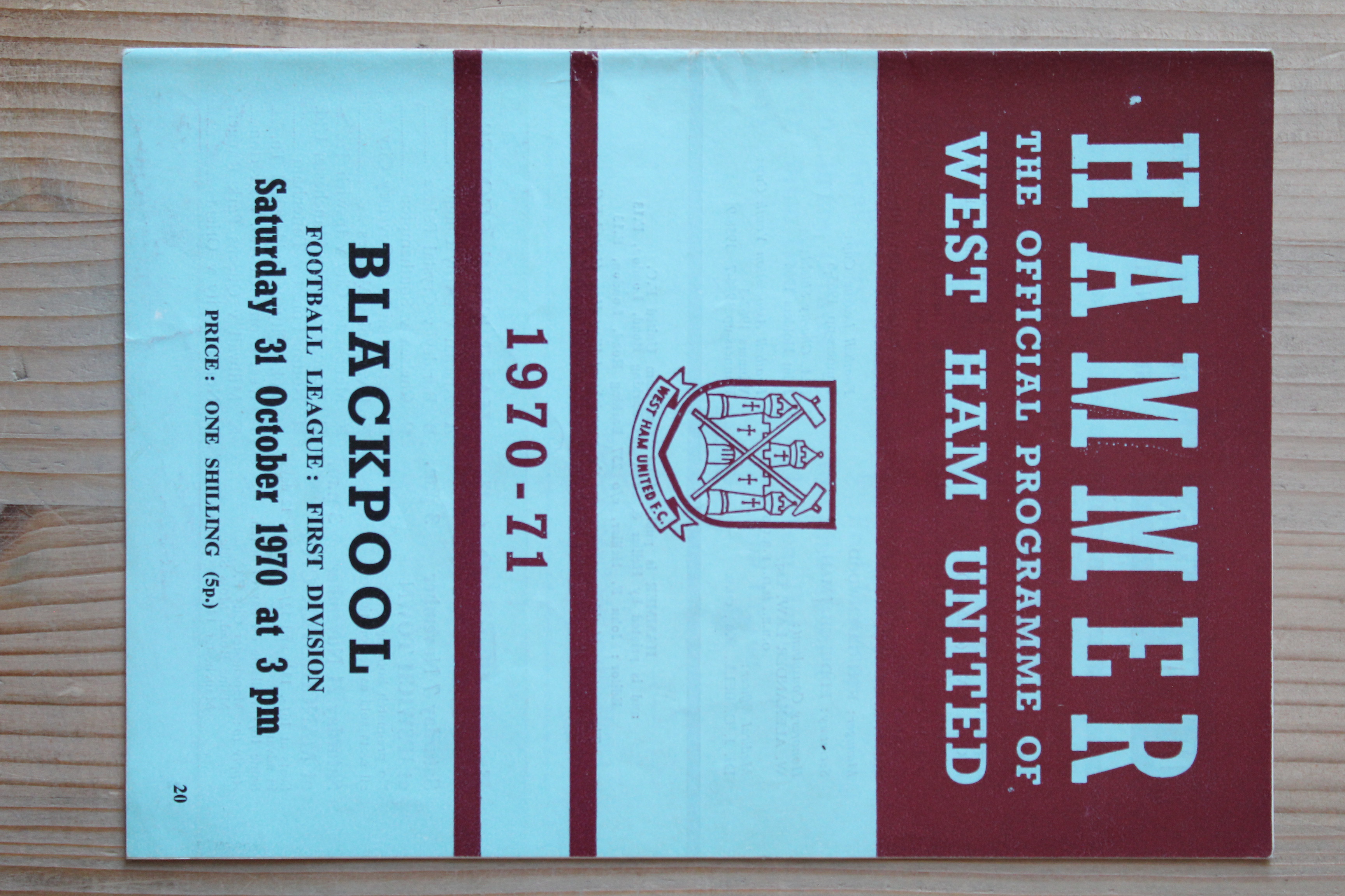 West Ham United FC v Blackpool FC
