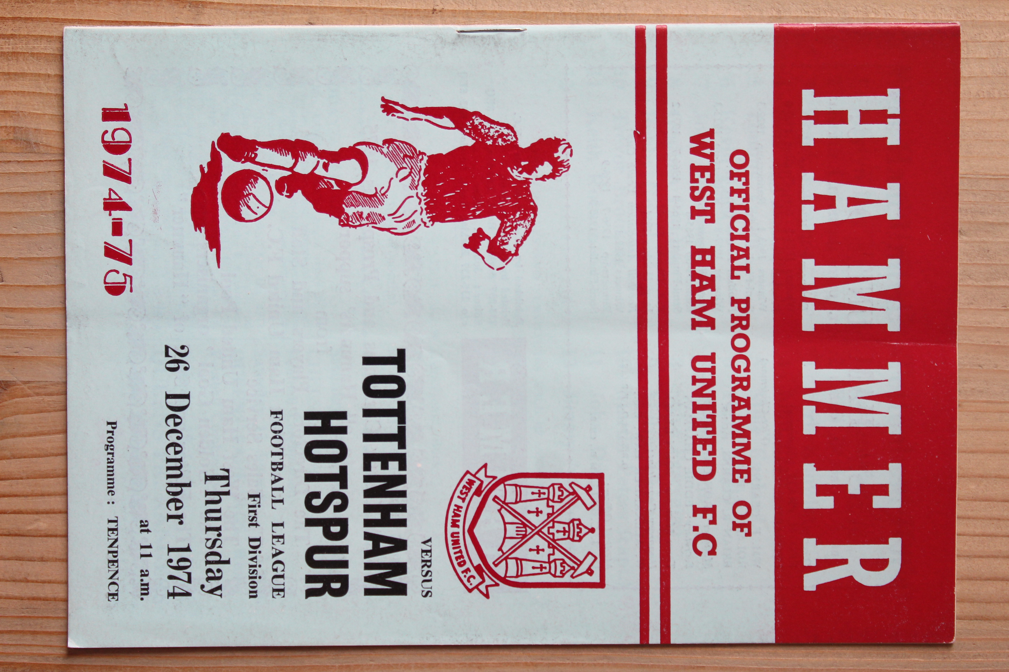 West Ham United FC v Tottenham Hotspur FC
