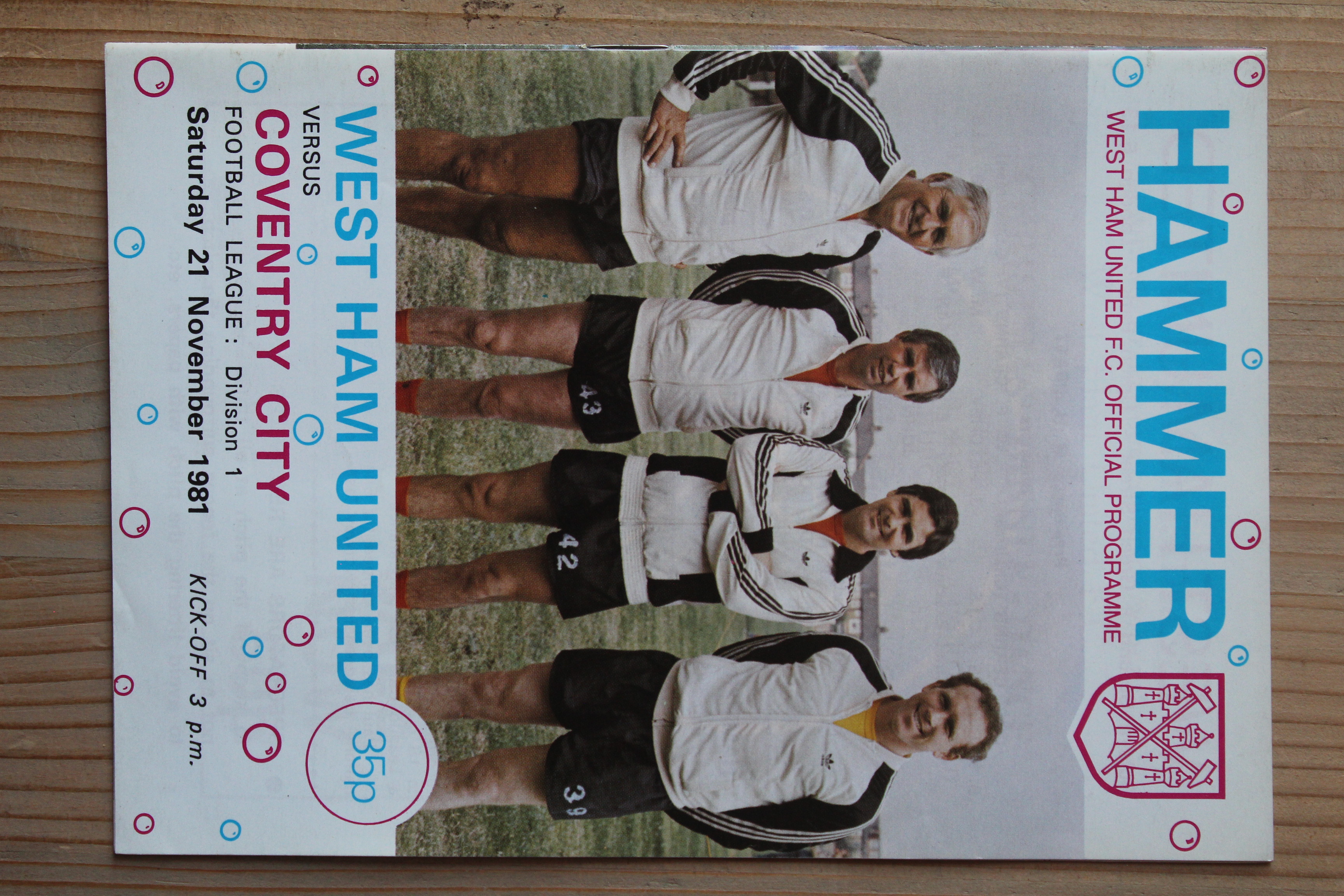 West Ham United FC v Coventry City FC