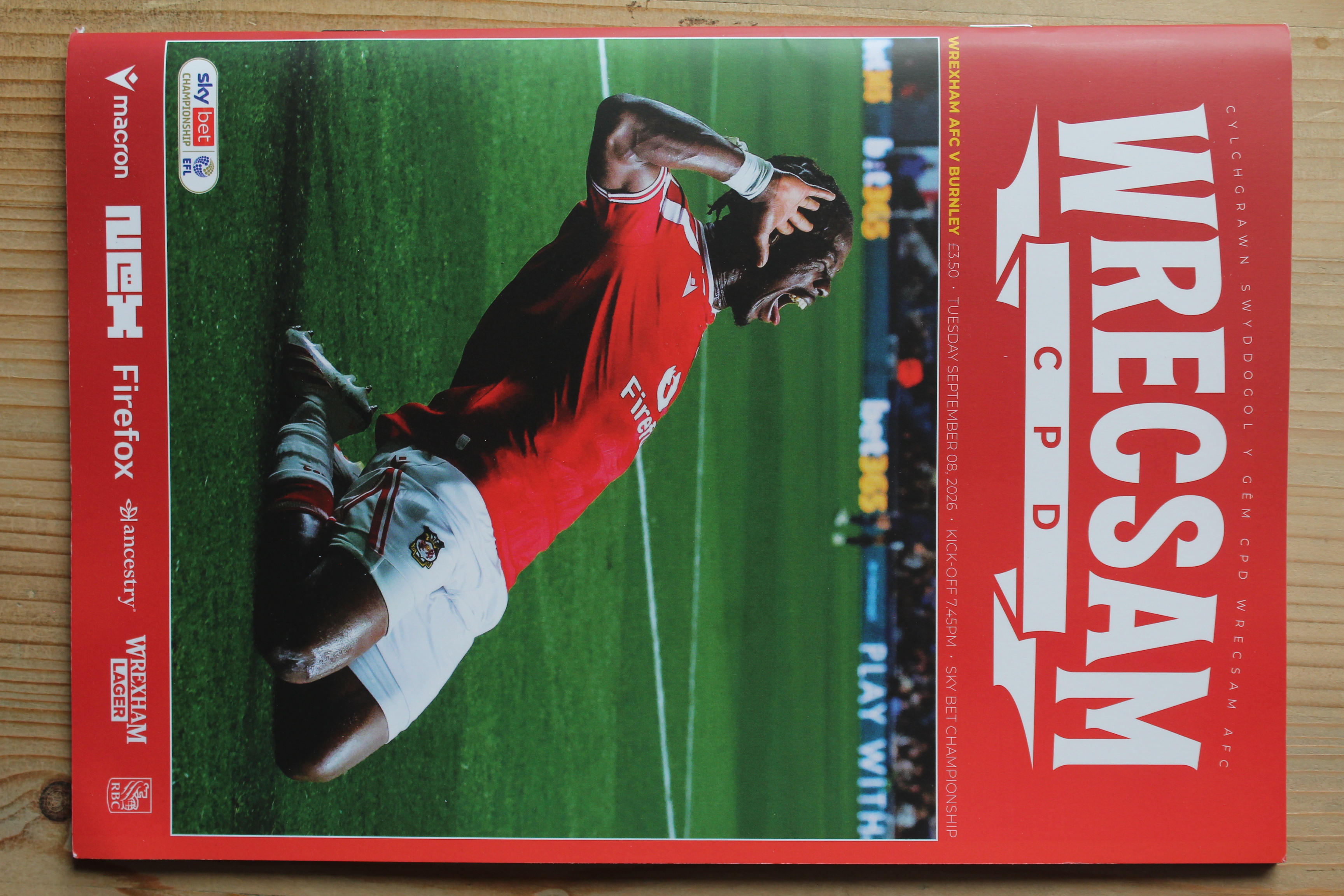 Wrexham FC v Burnley FC