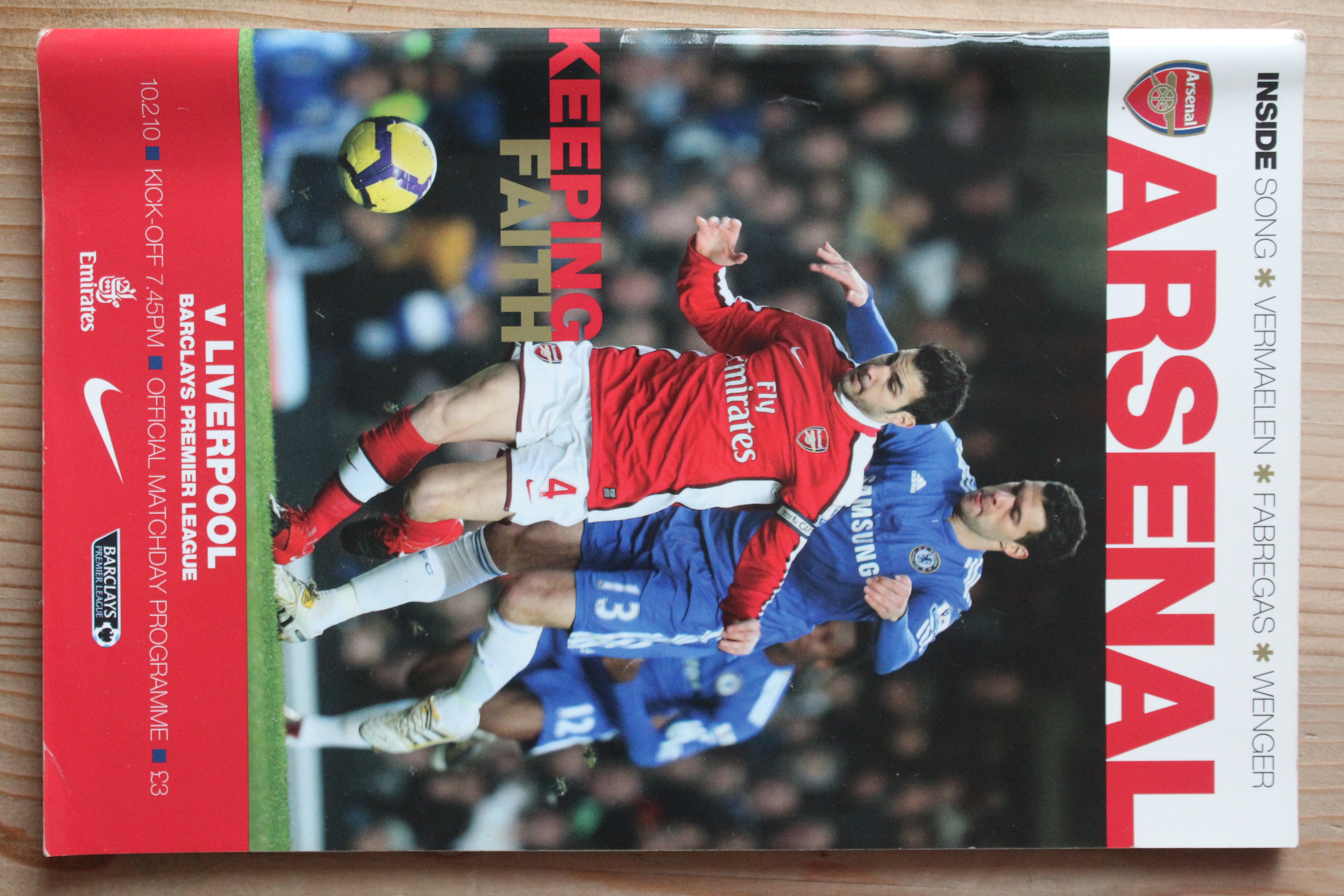 Arsenal FC v Liverpool FC
