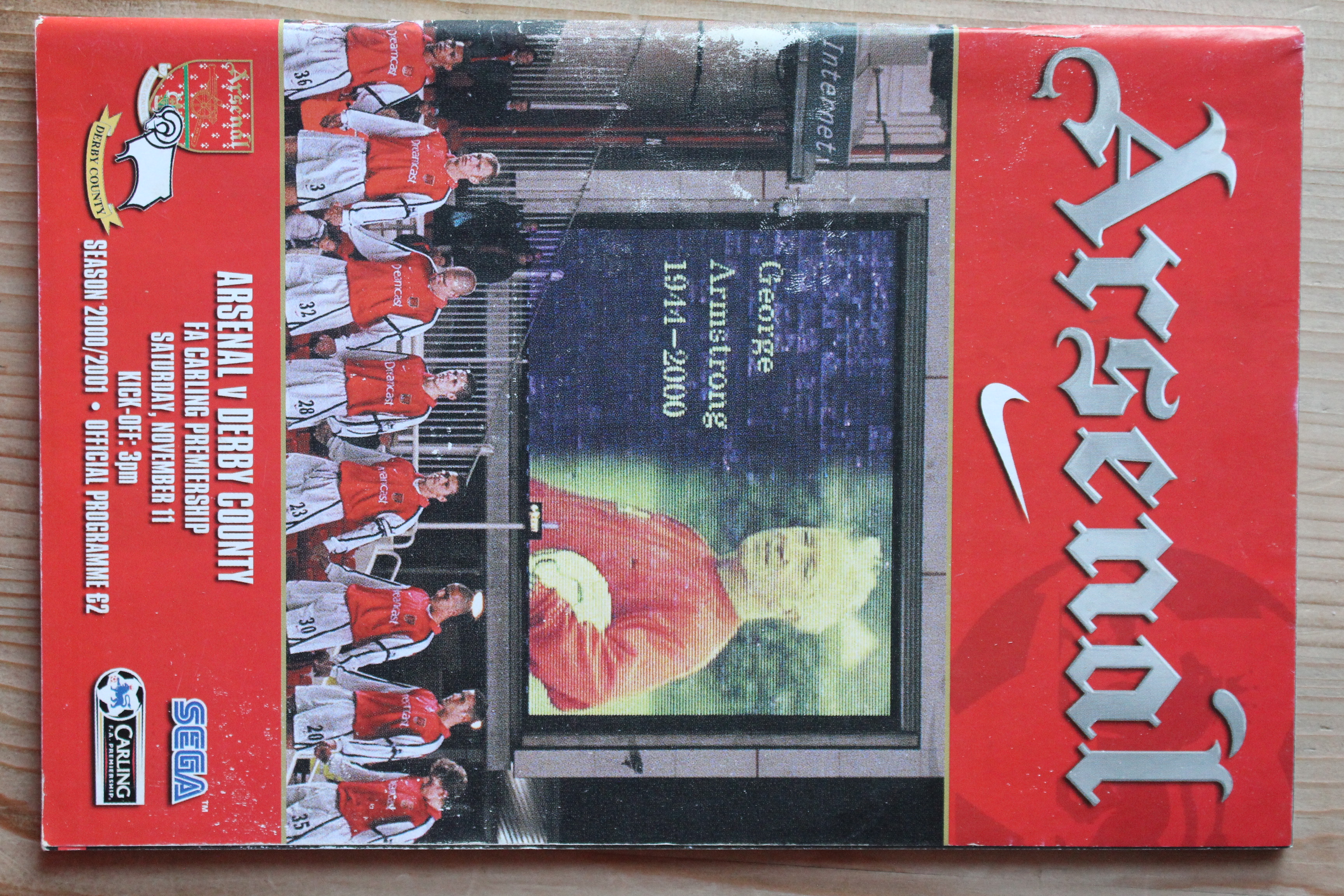 Arsenal FC v Derby County FC