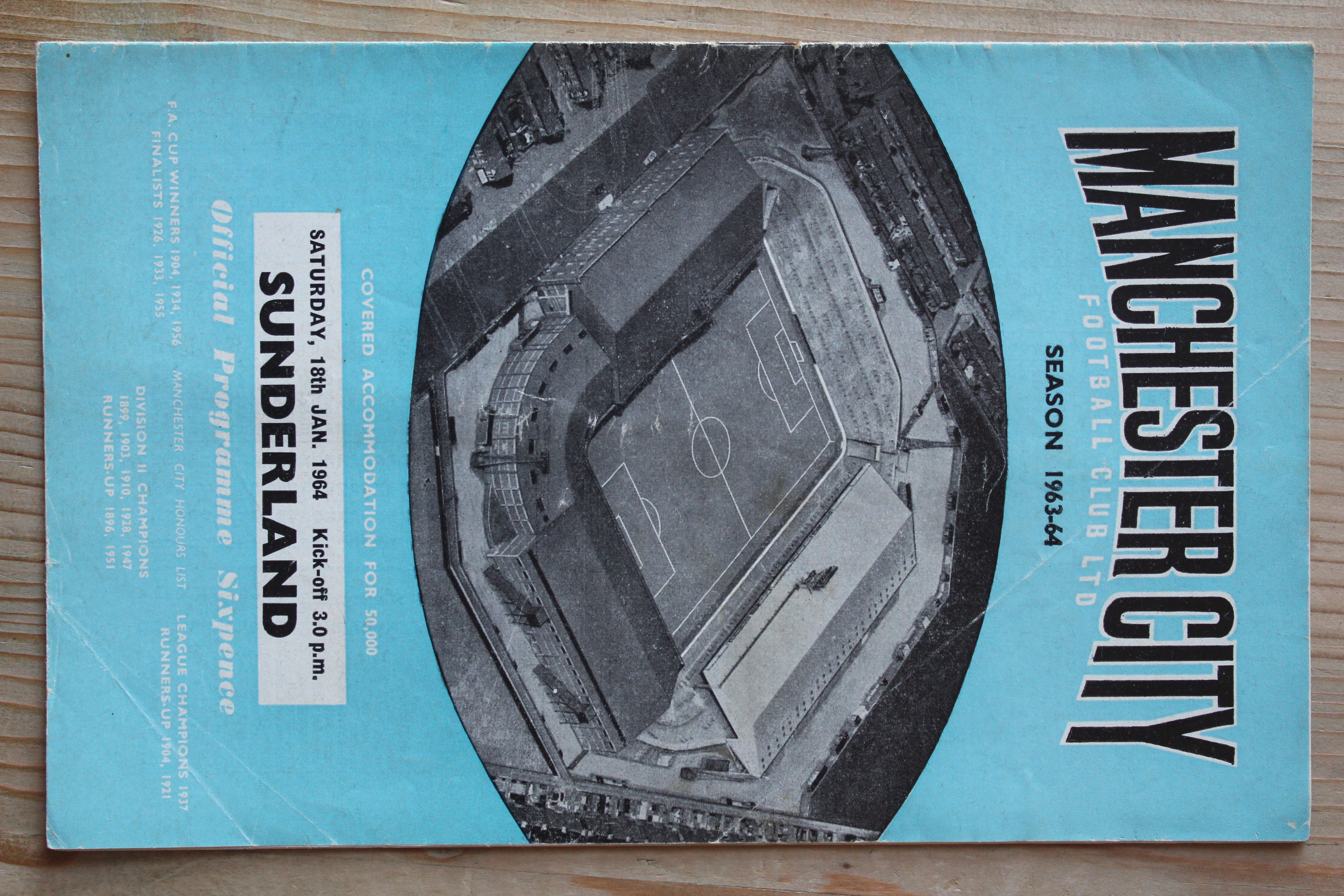 Manchester City FC v Sunderland FC