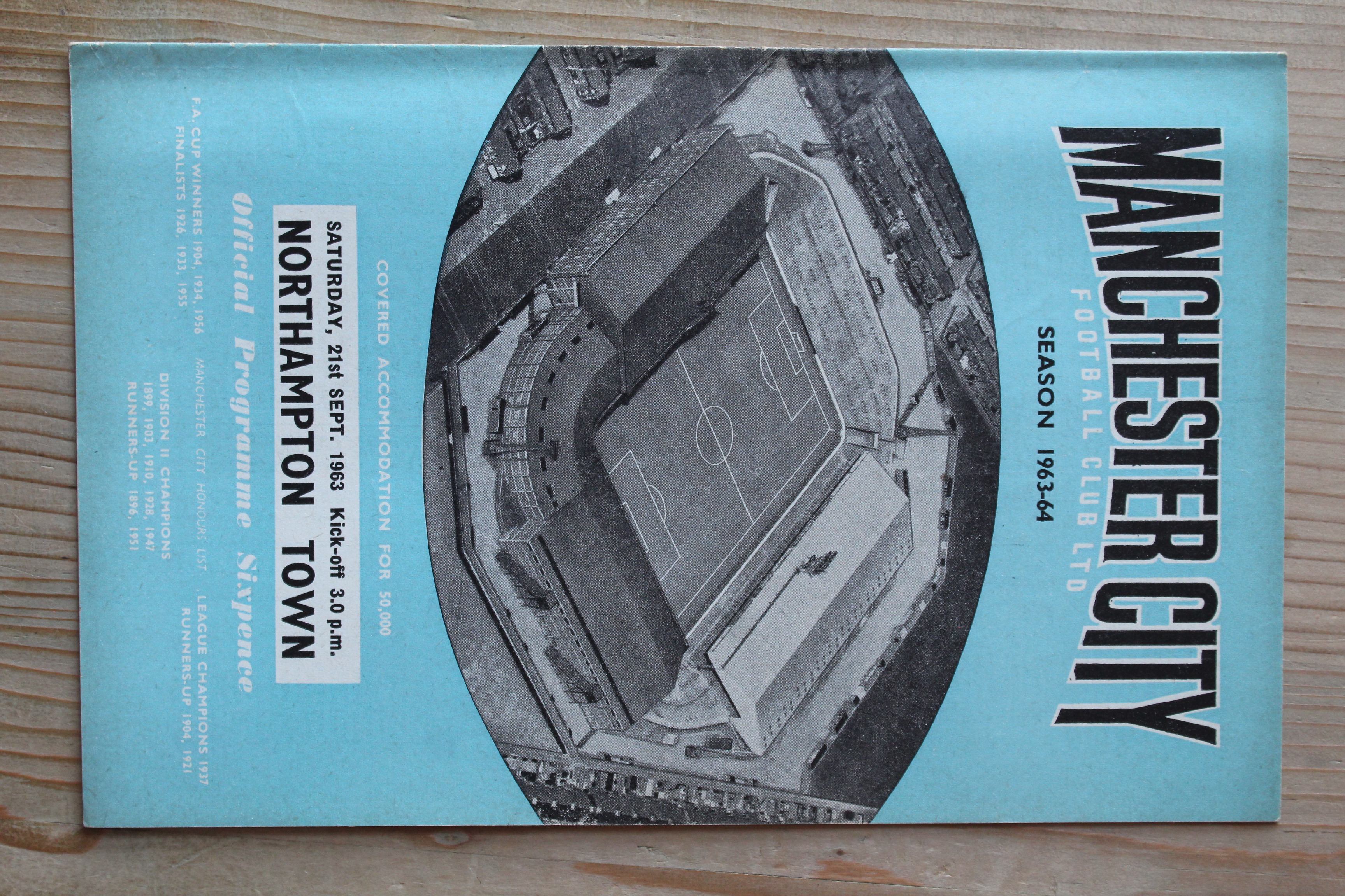 Manchester City FC v Northampton Town FC