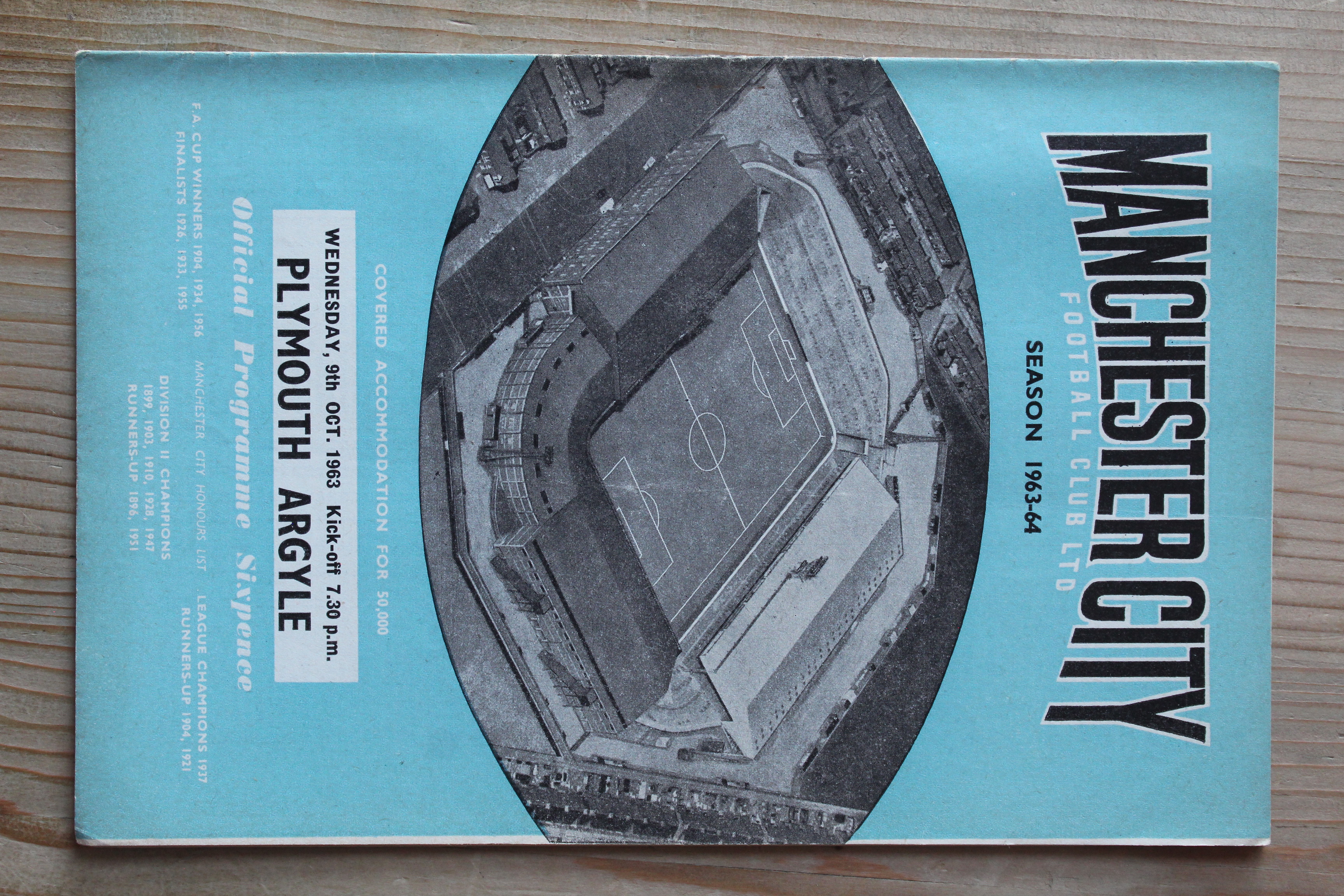 Manchester City FC v Plymouth Argyle FC
