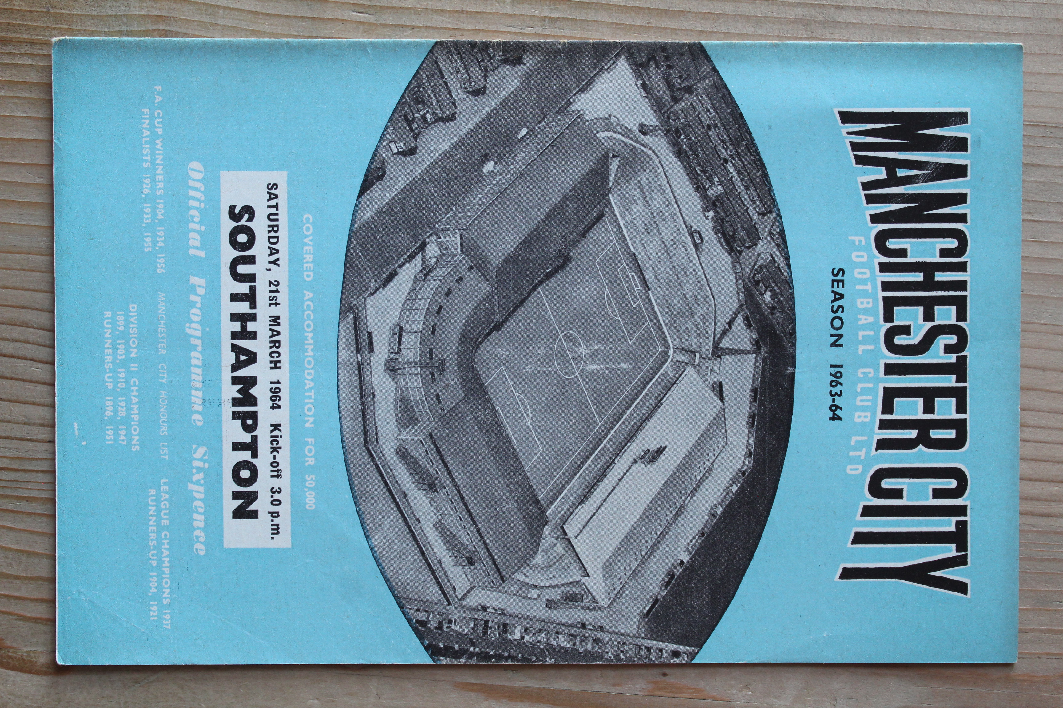 Manchester City FC v Southampton FC
