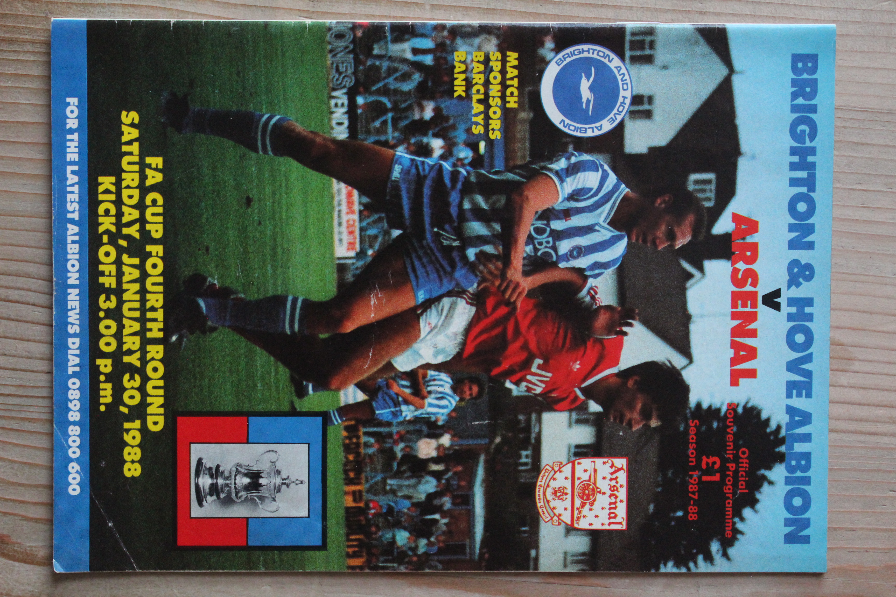 Brighton & Hove Albion FC v Arsenal FC