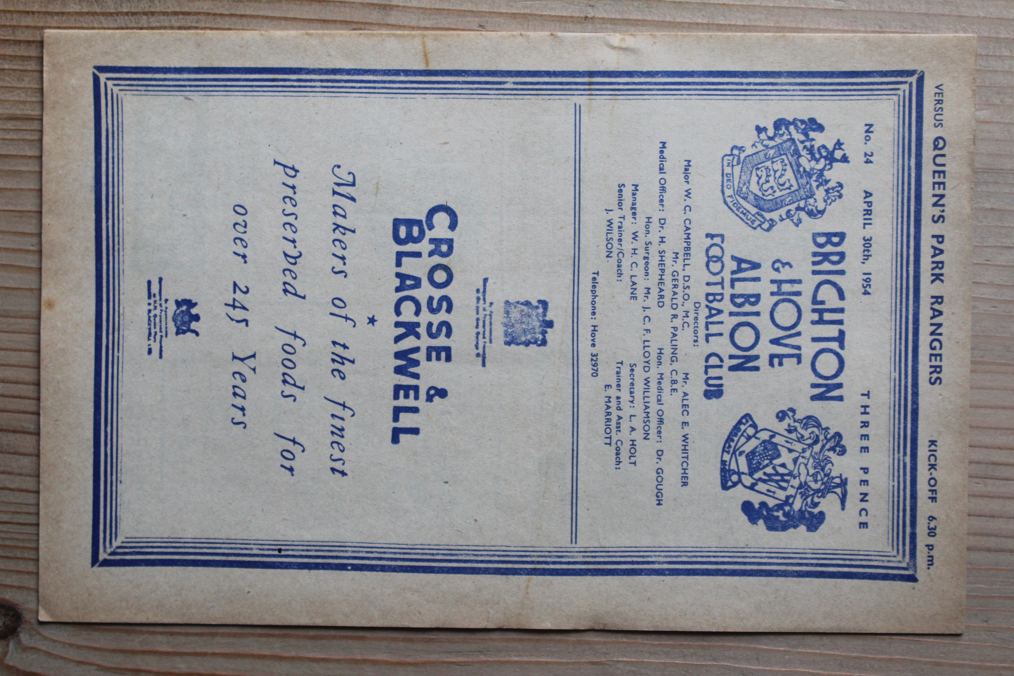 Brighton & Hove Albion FC v Queens Park Rangers FC