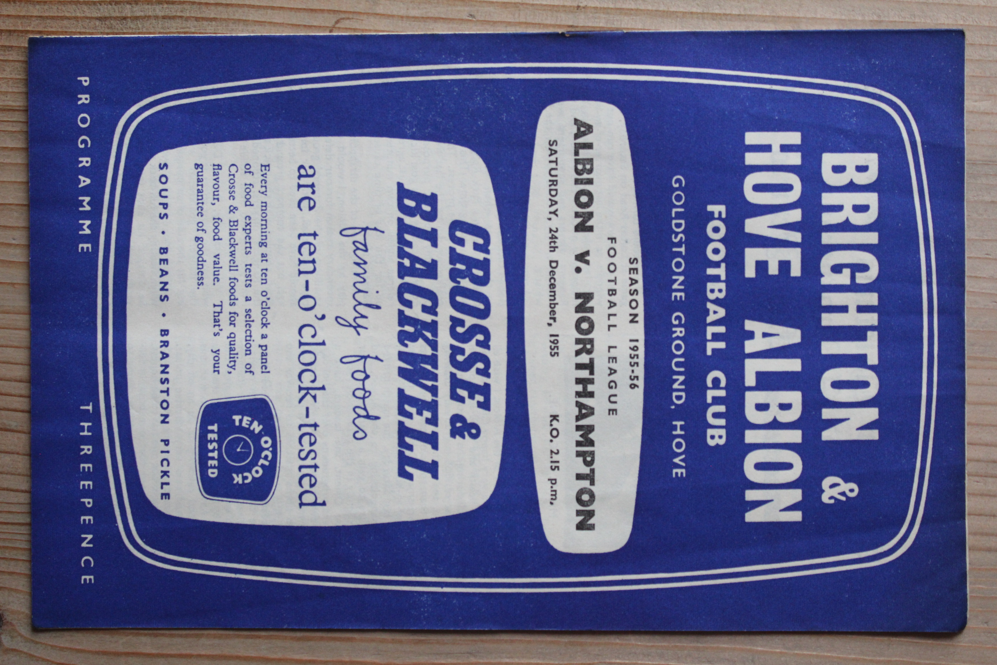 Brighton & Hove Albion FC v Northampton Town FC