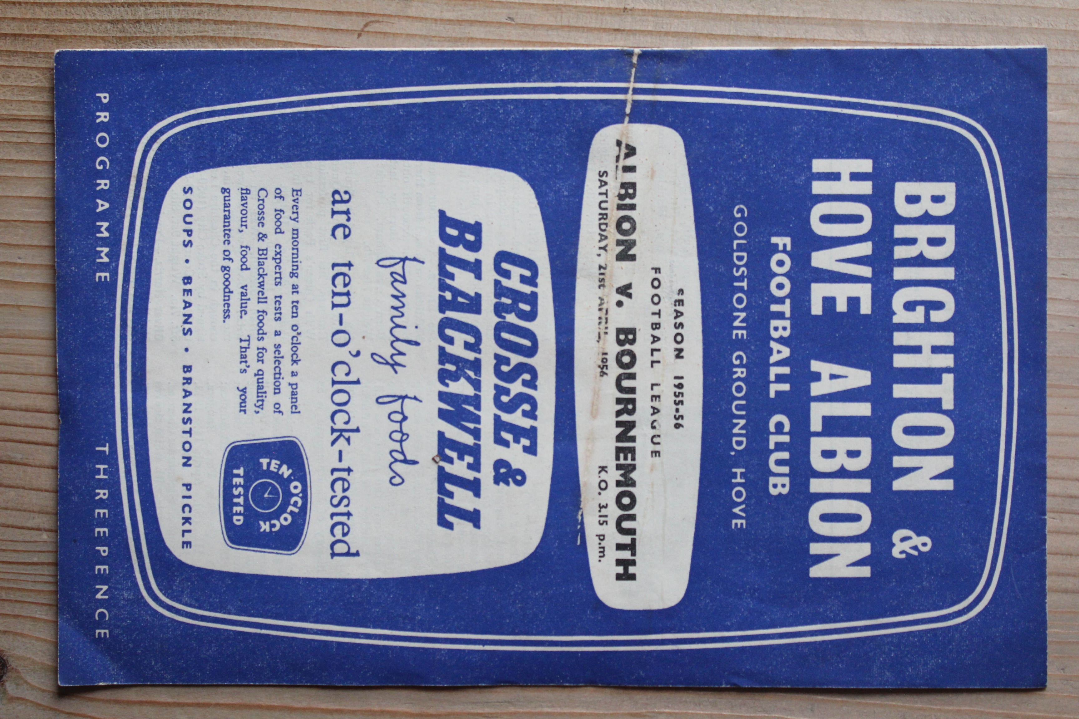 Brighton & Hove Albion FC v Bournemouth & Boscombe