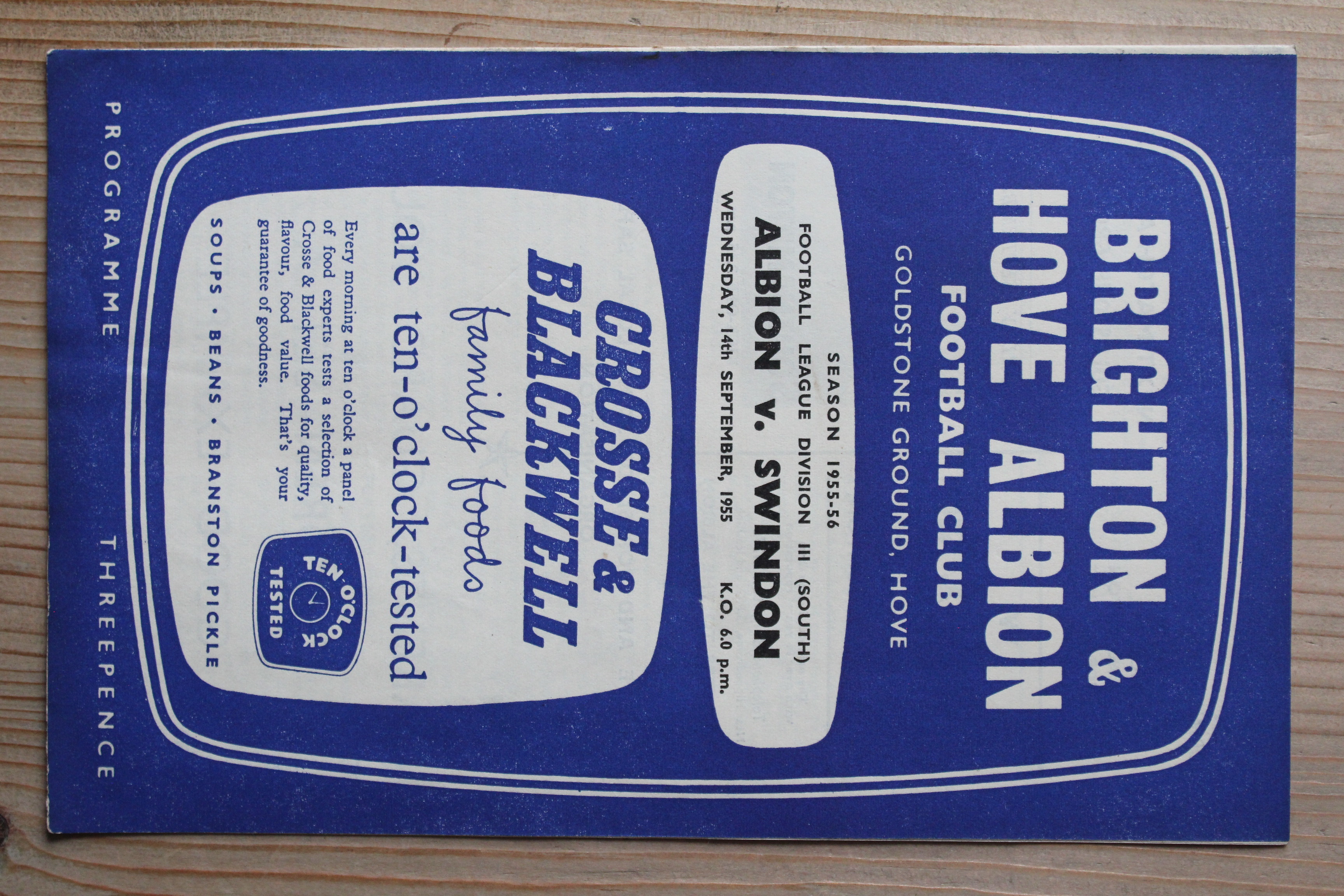 Brighton & Hove Albion FC v Swindon Town FC