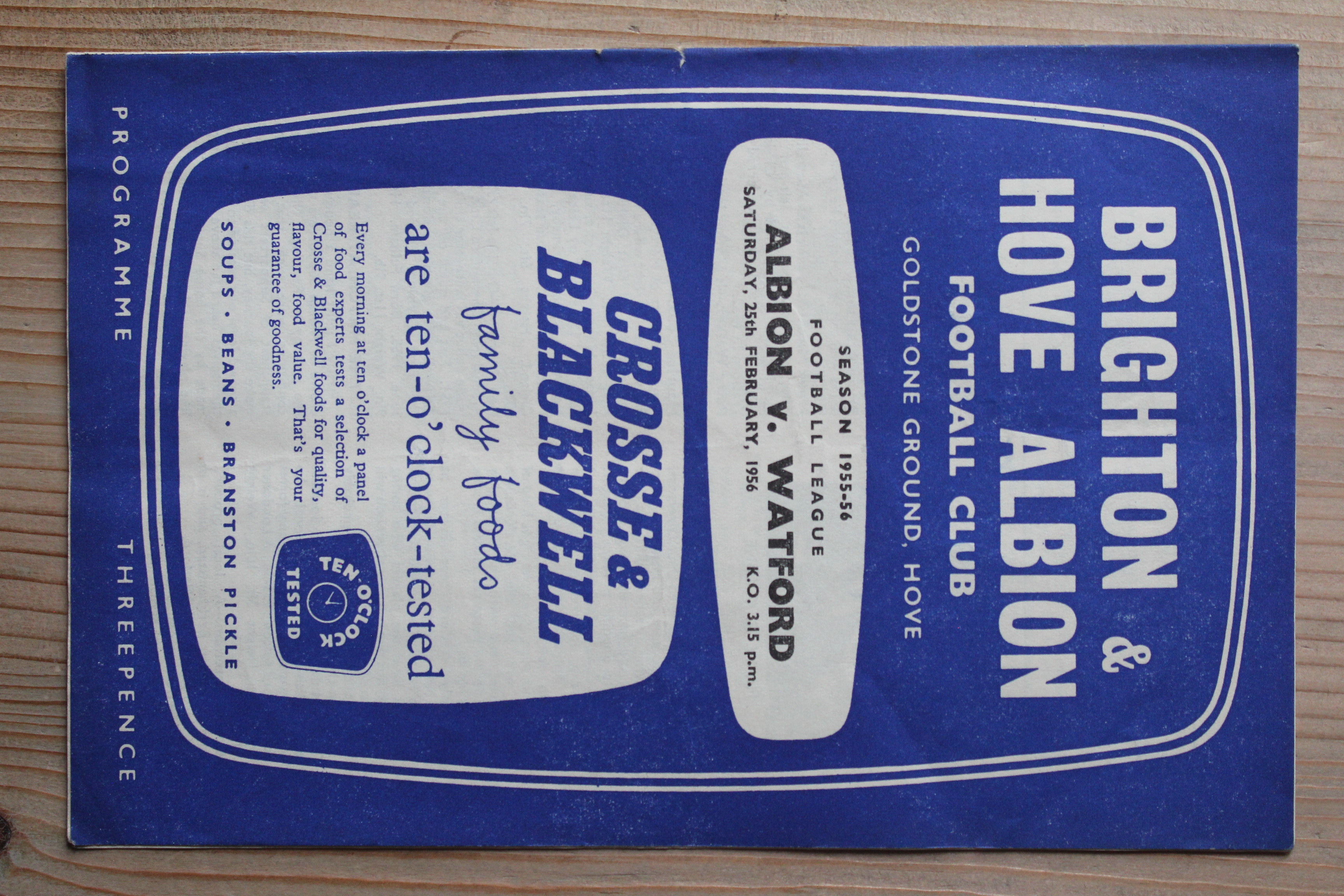 Brighton & Hove Albion FC v Watford FC