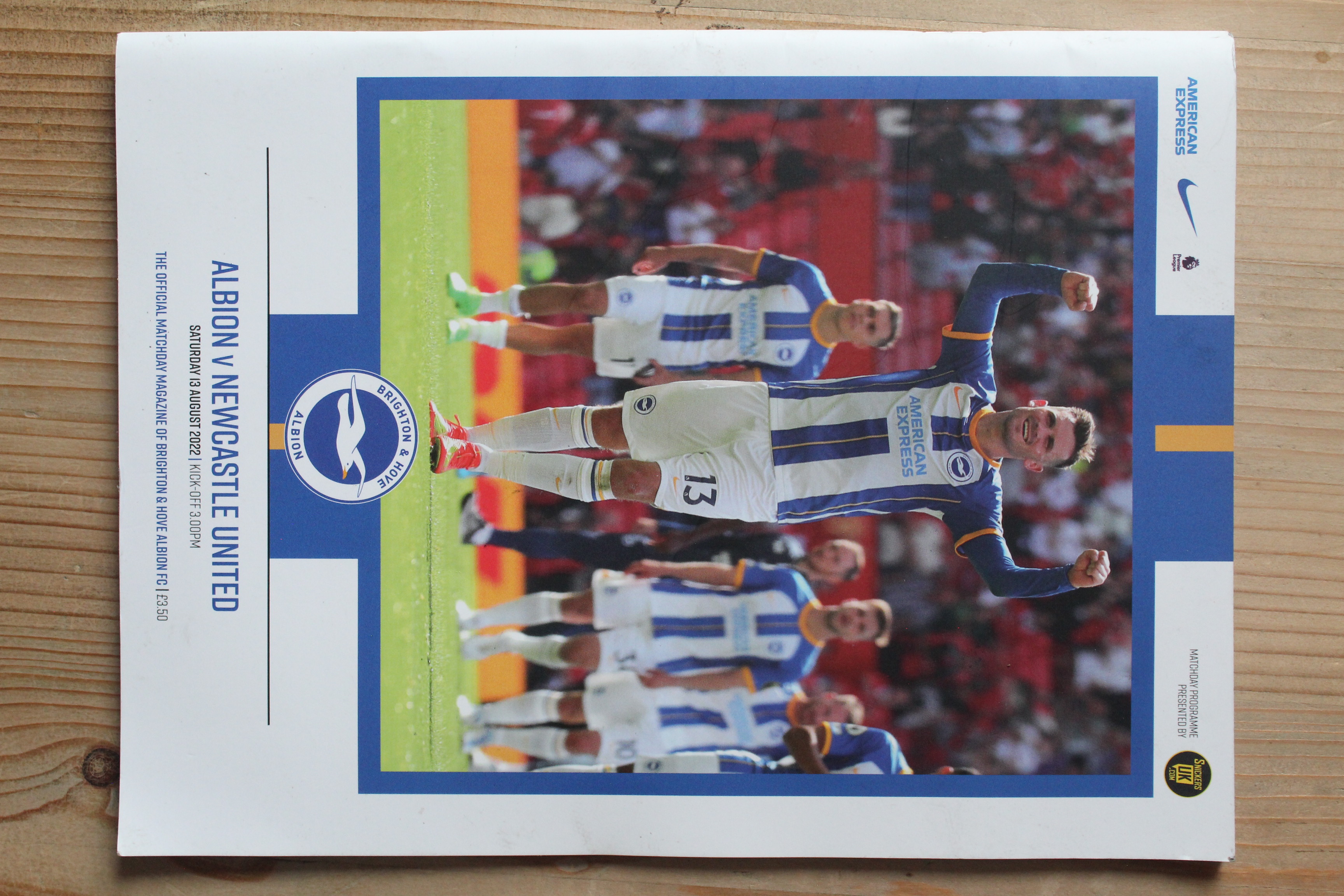 Brighton & Hove Albion FC v Newcastle United FC
