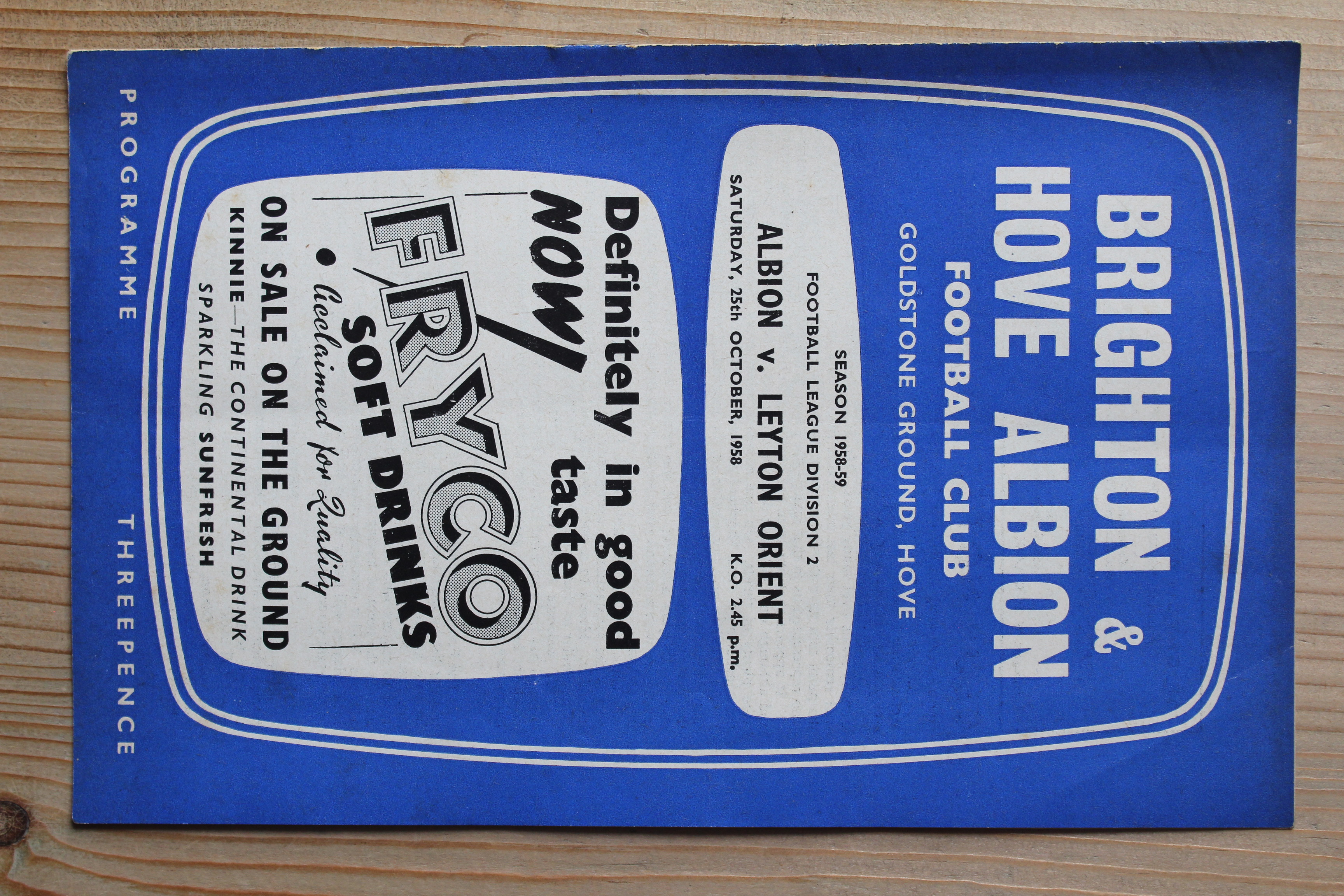 Brighton & Hove Albion FC v Leyton Orient FC