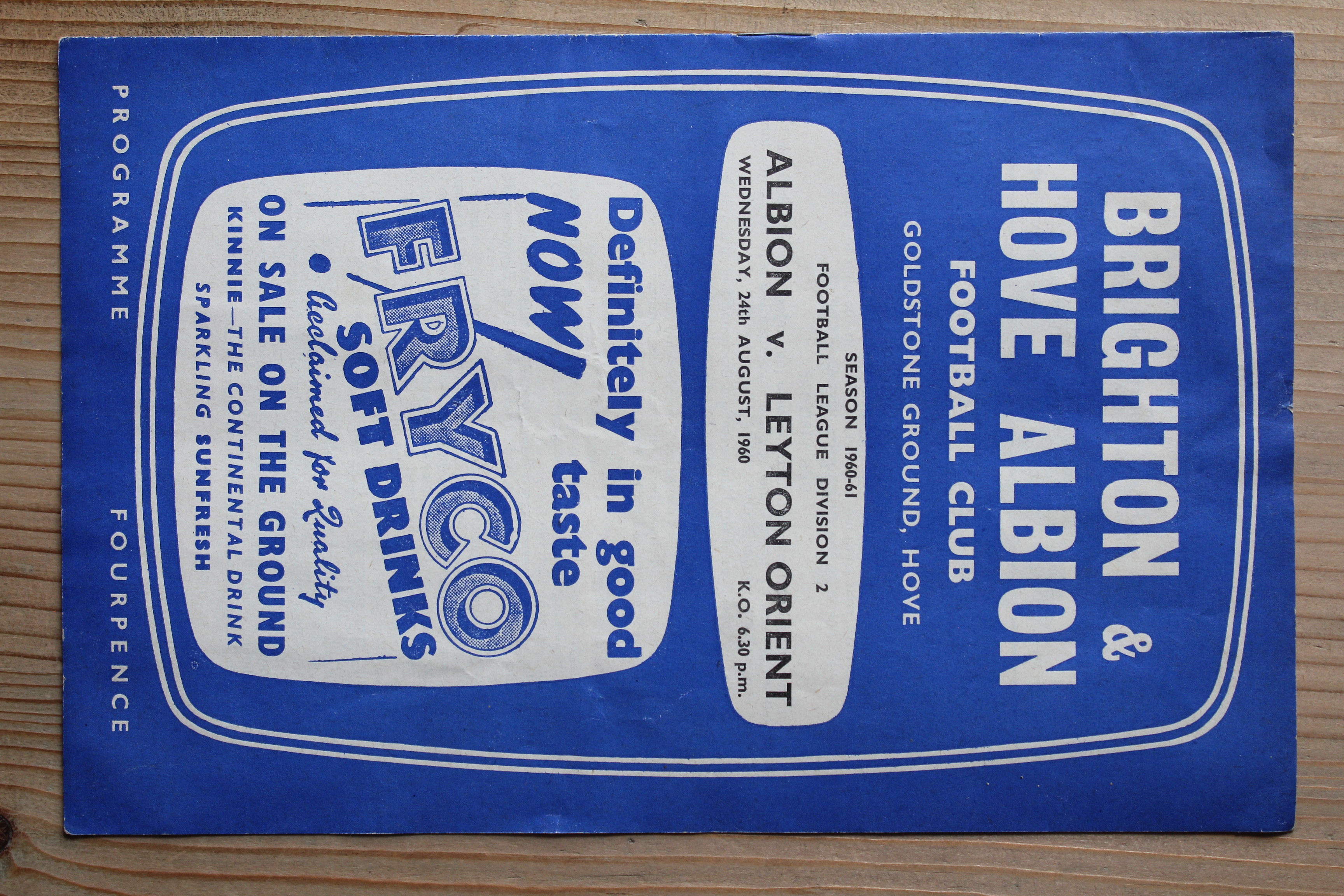 Brighton & Hove Albion FC v Leyton Orient FC