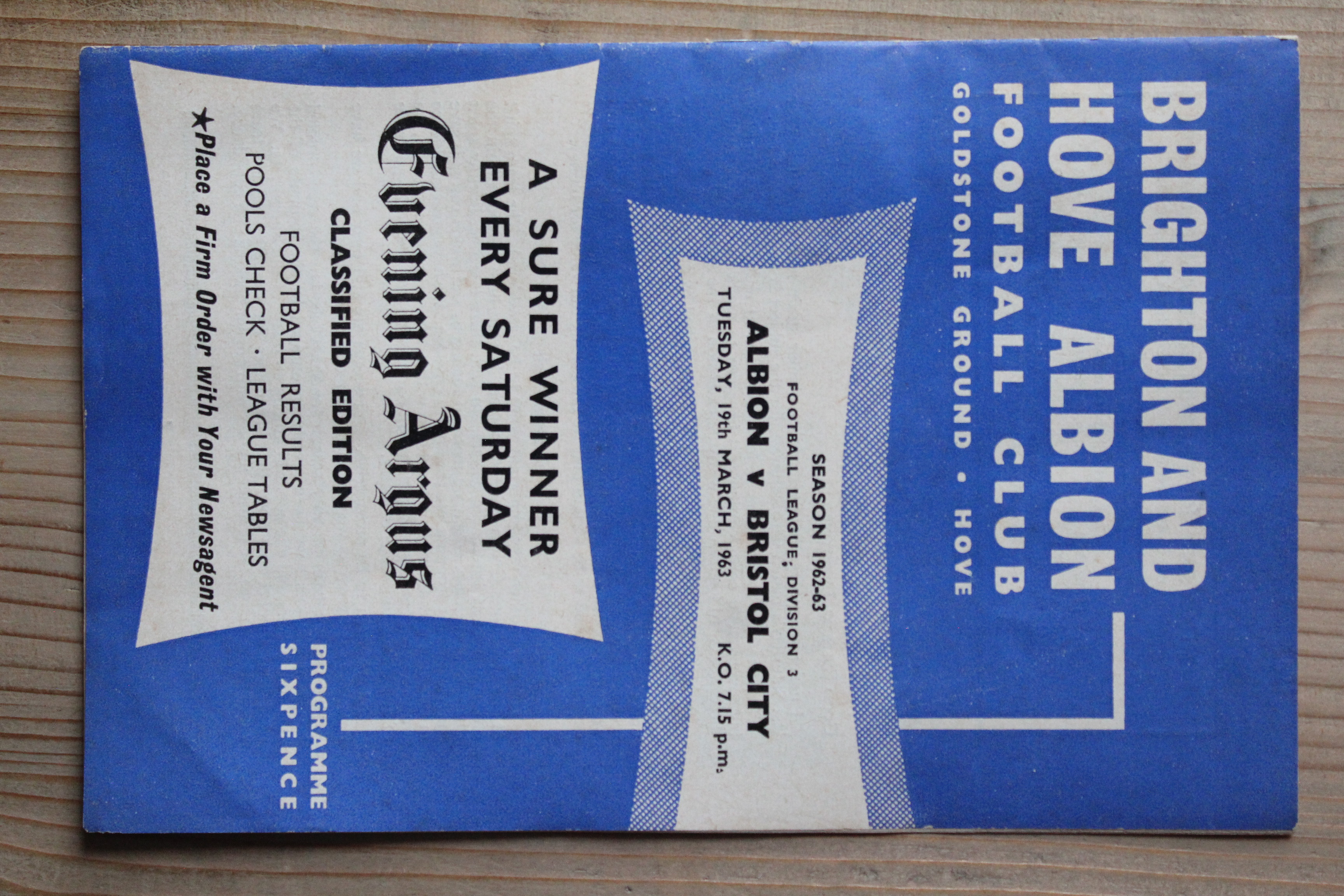 Brighton & Hove Albion FC v Bristol City FC