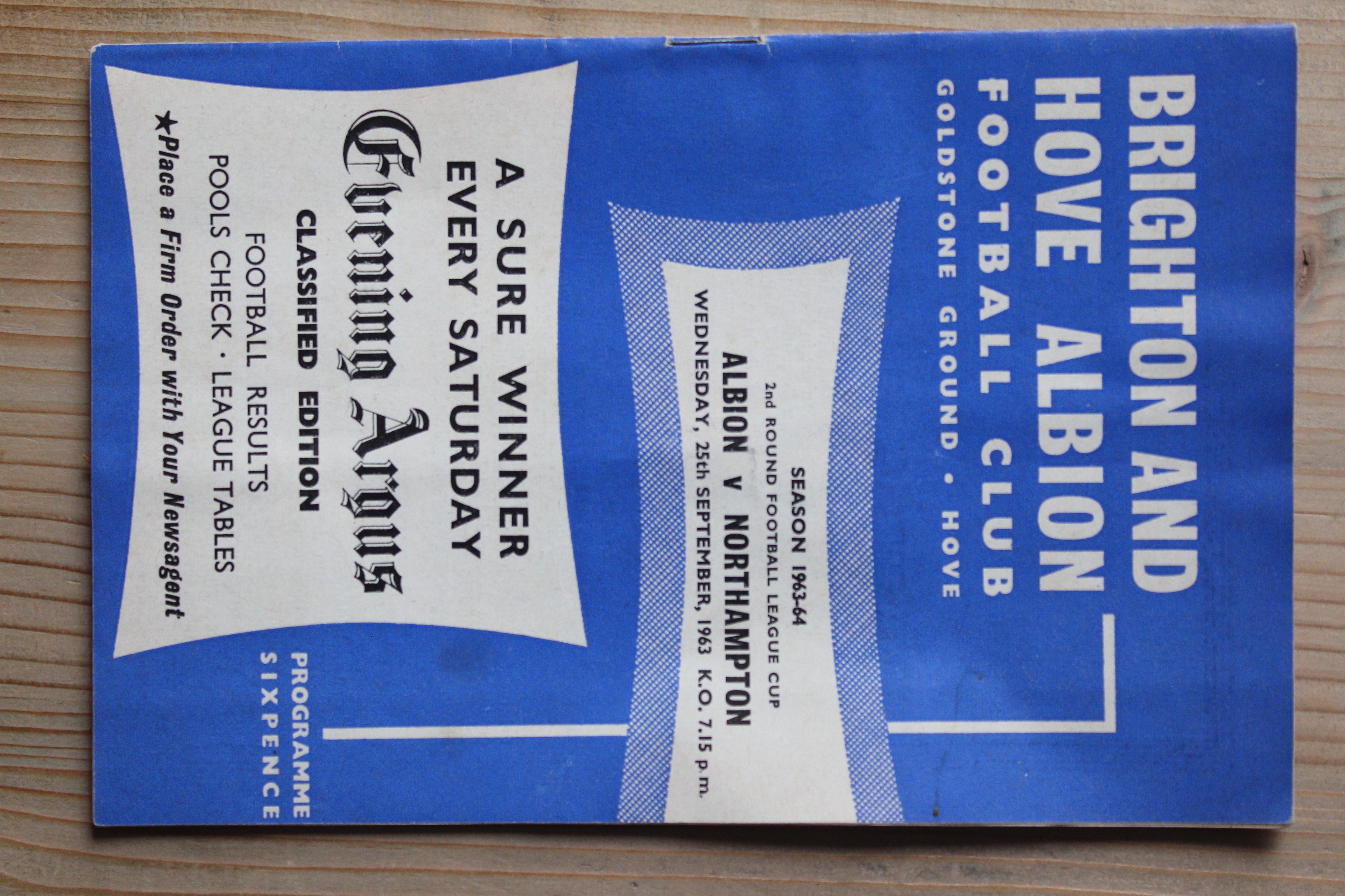 Brighton & Hove Albion FC v Northampton Town FC