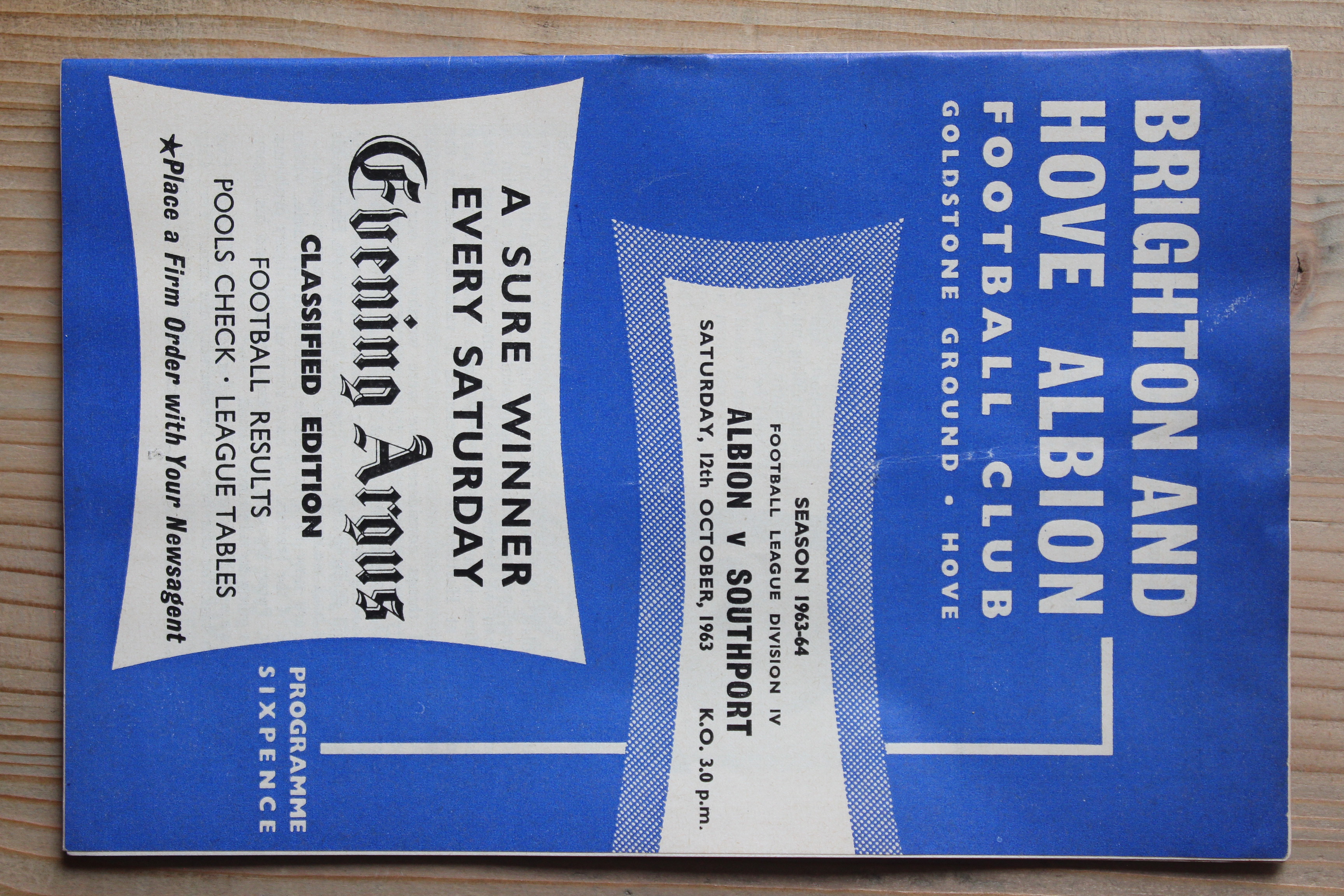 Brighton & Hove Albion FC v Southport