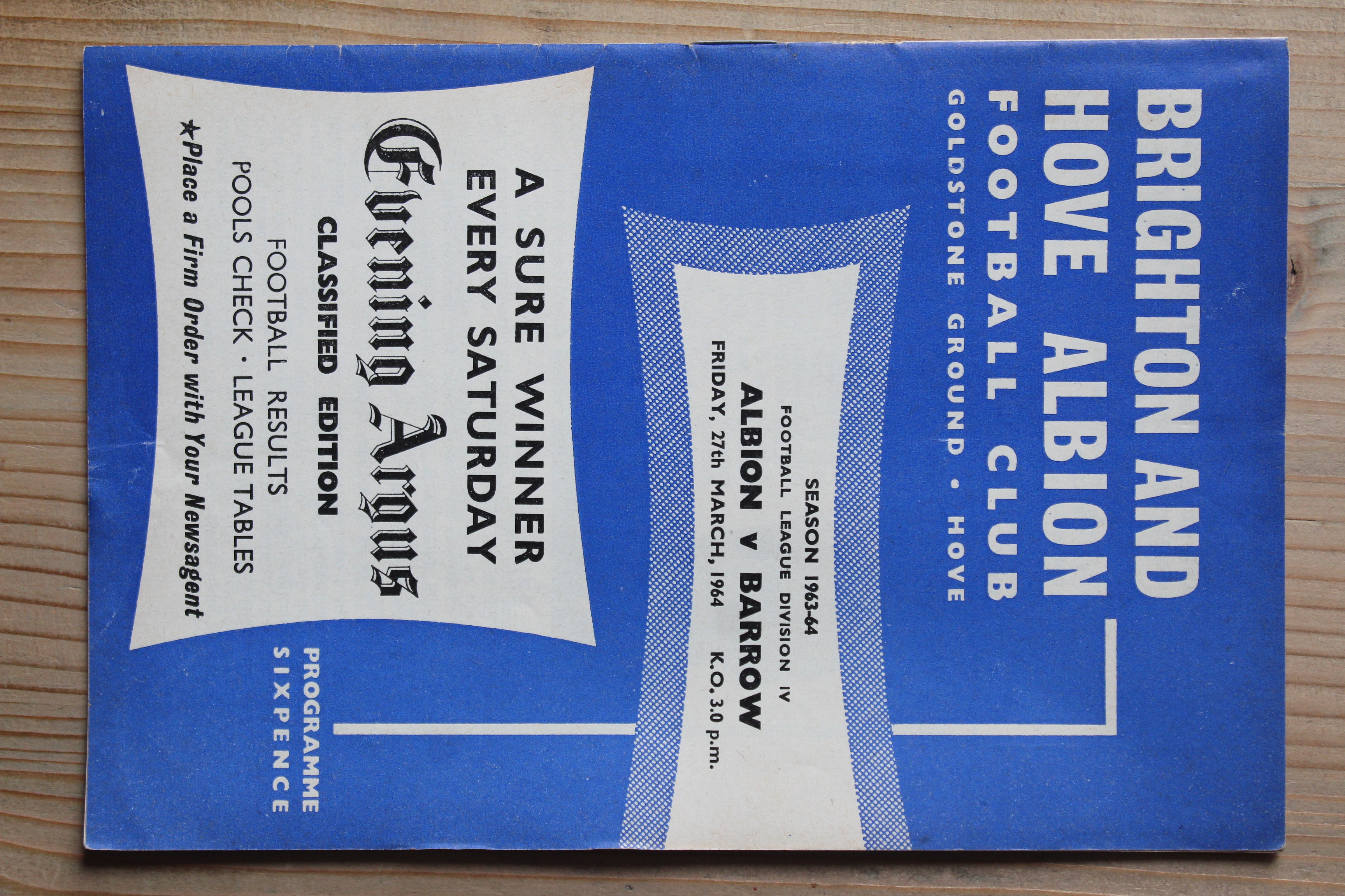 Brighton & Hove Albion FC v Barrow