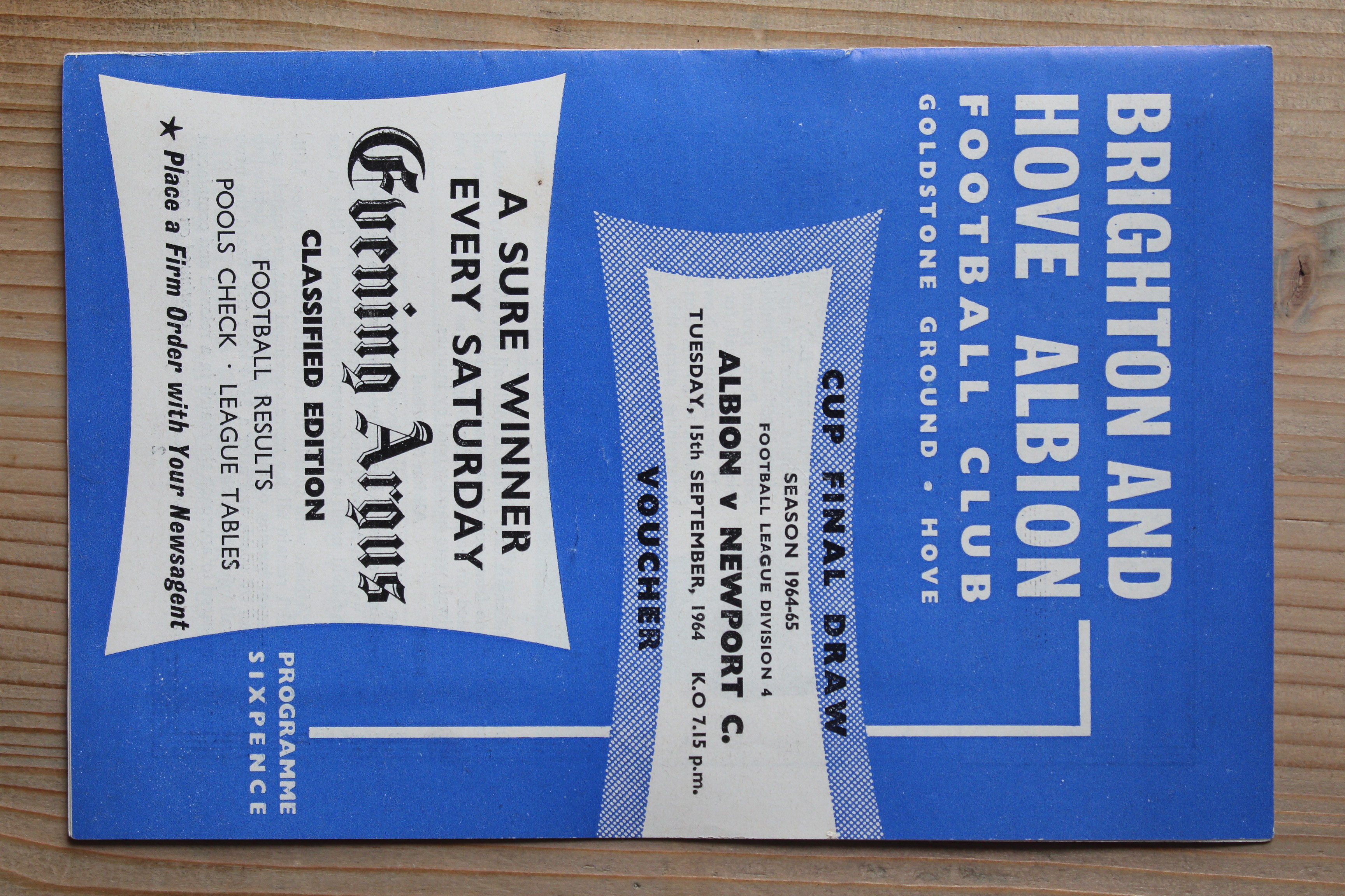 Brighton & Hove Albion FC v Newport County