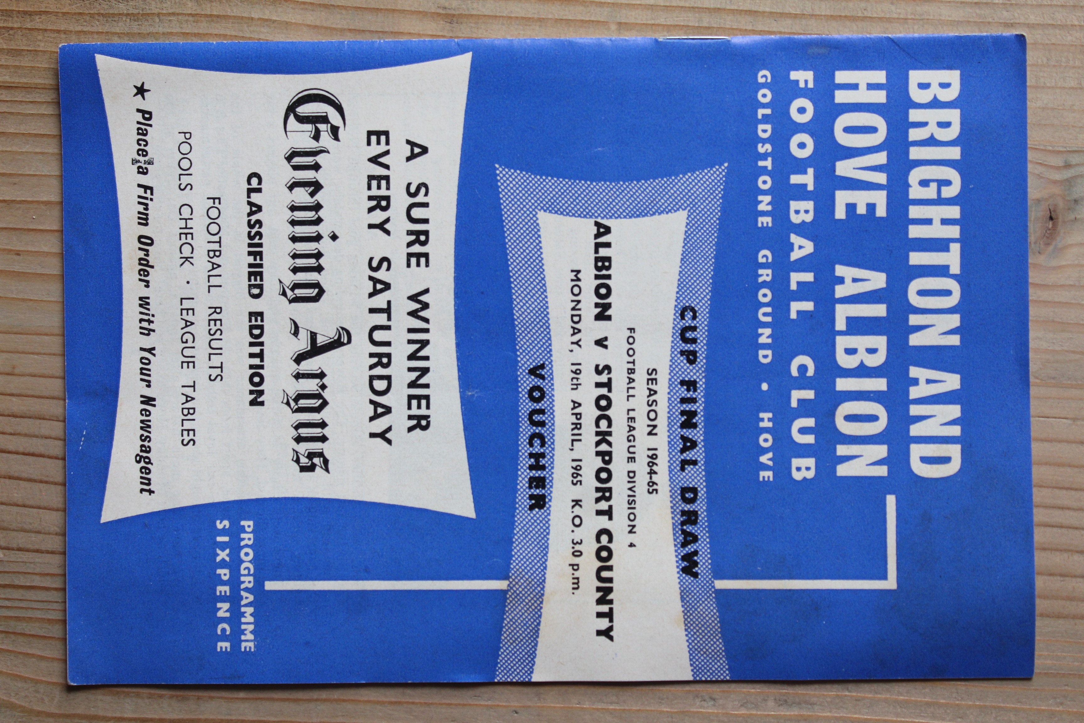 Brighton & Hove Albion FC v Stockport County FC