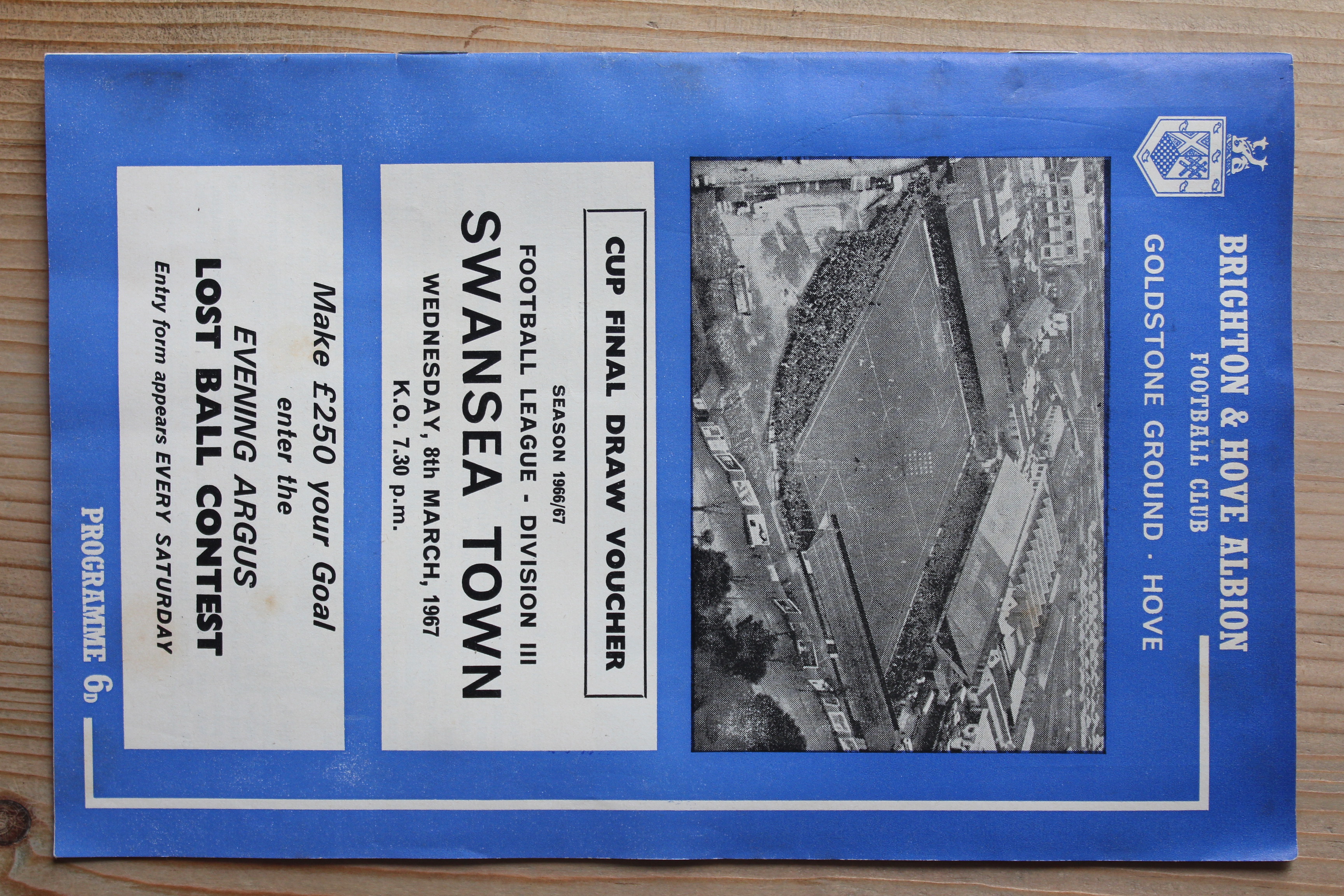 Brighton & Hove Albion FC v Swansea Town