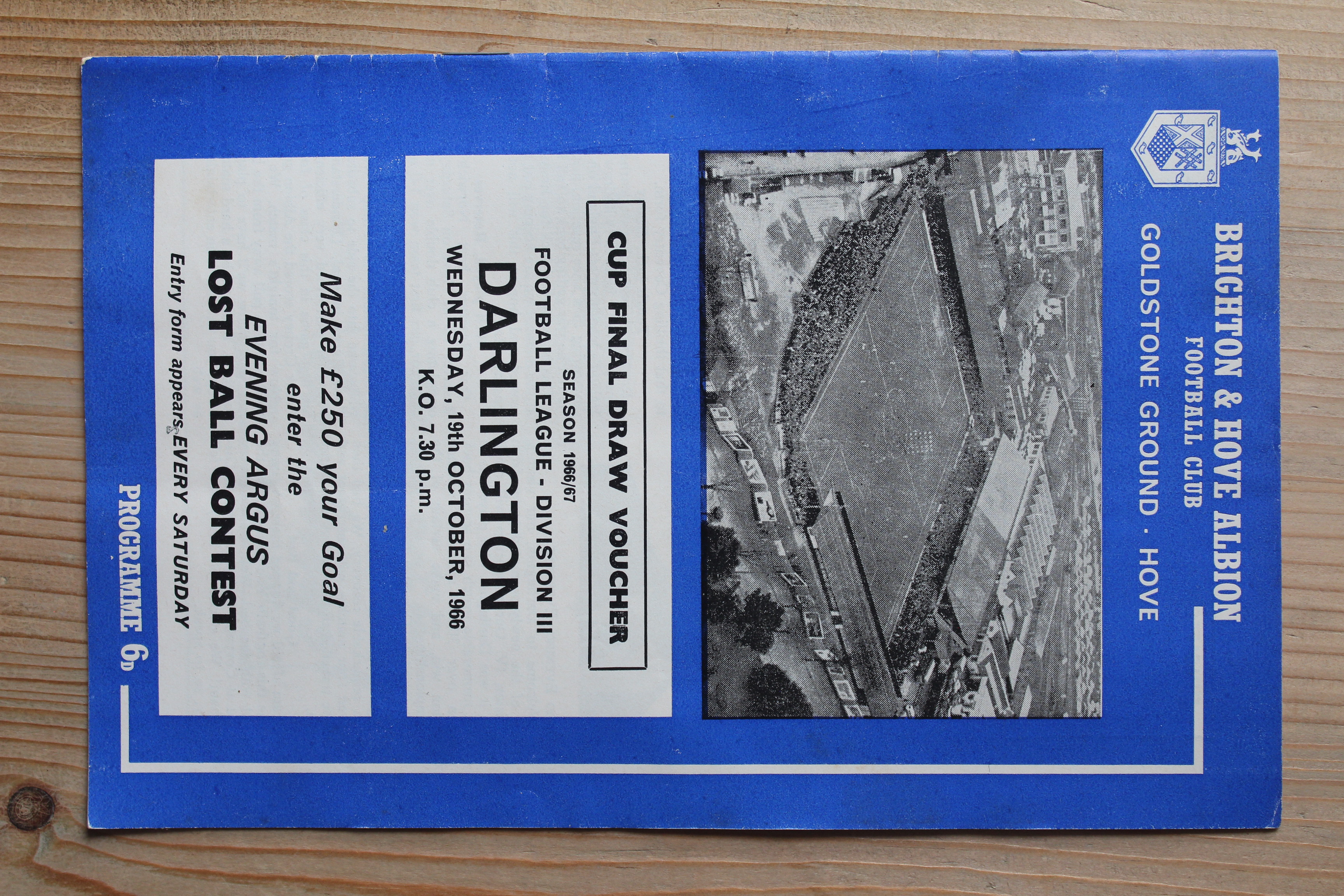 Brighton & Hove Albion FC v Darlington FC