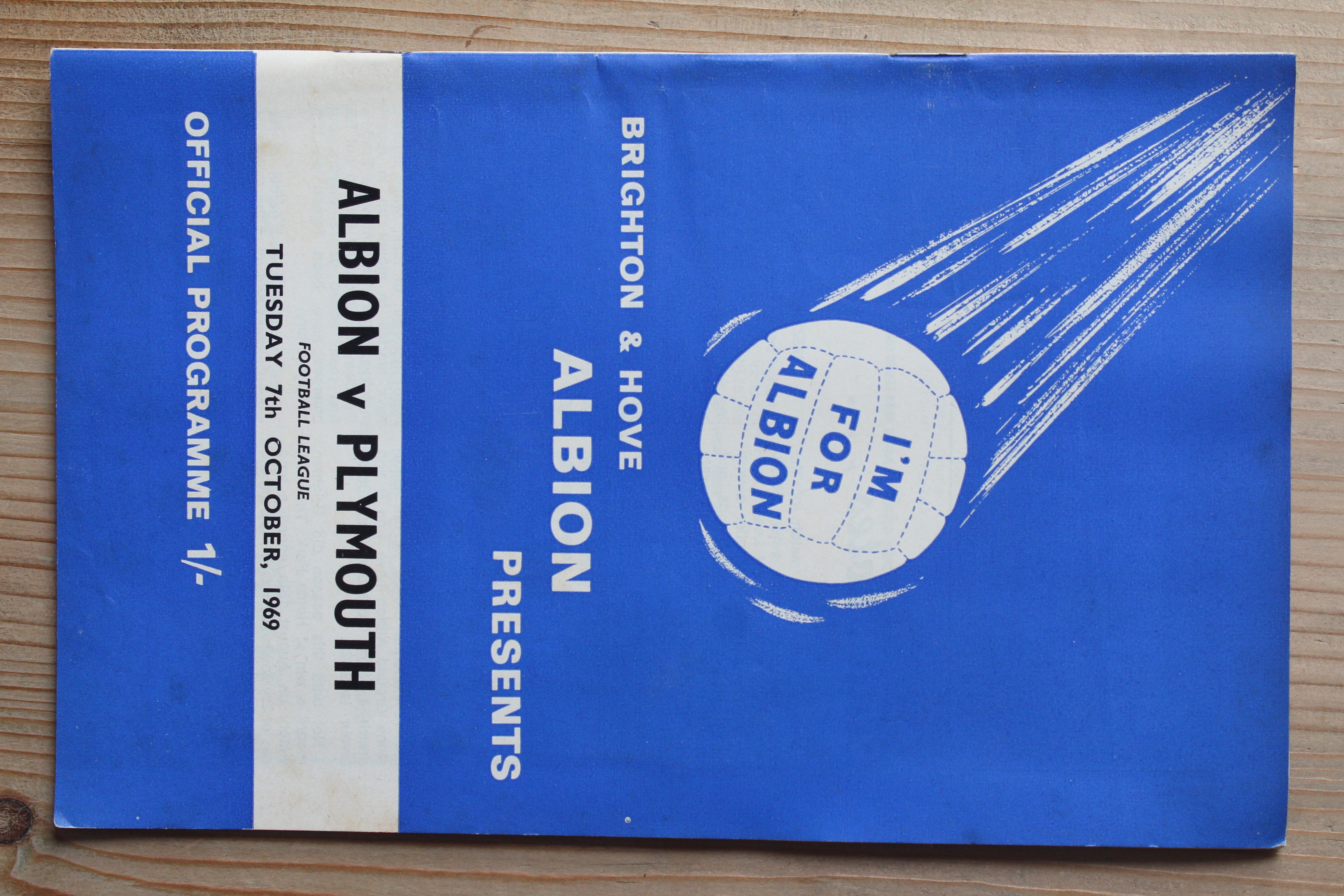 Brighton & Hove Albion FC v Plymouth Argyle FC