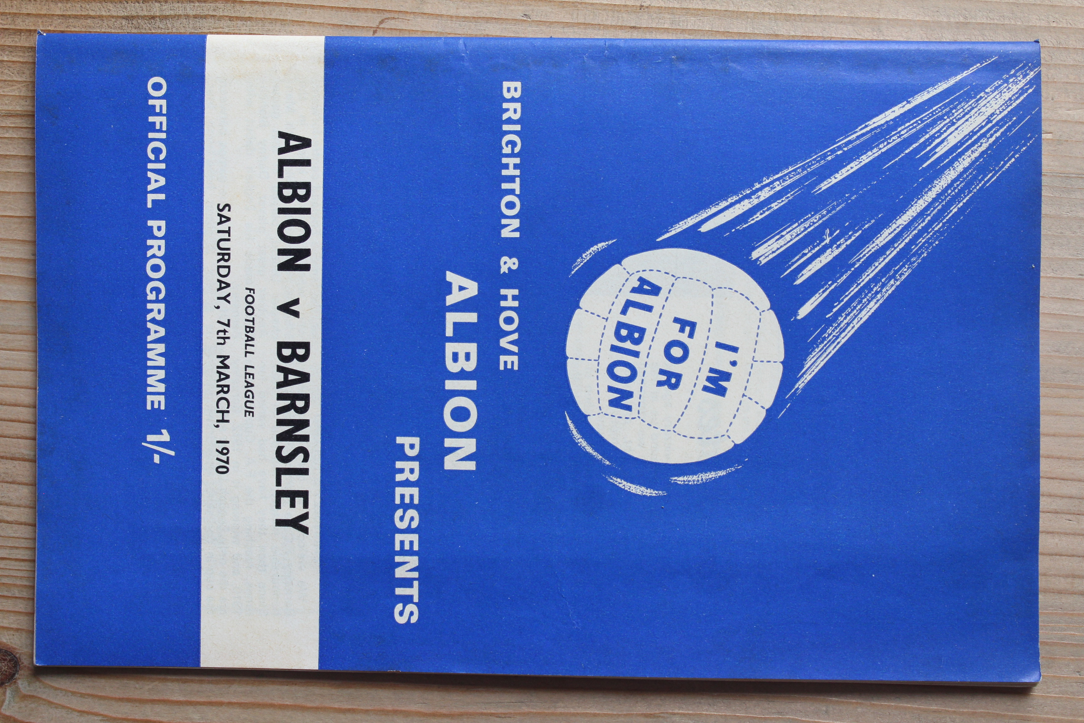 Brighton & Hove Albion FC v Barnsley FC