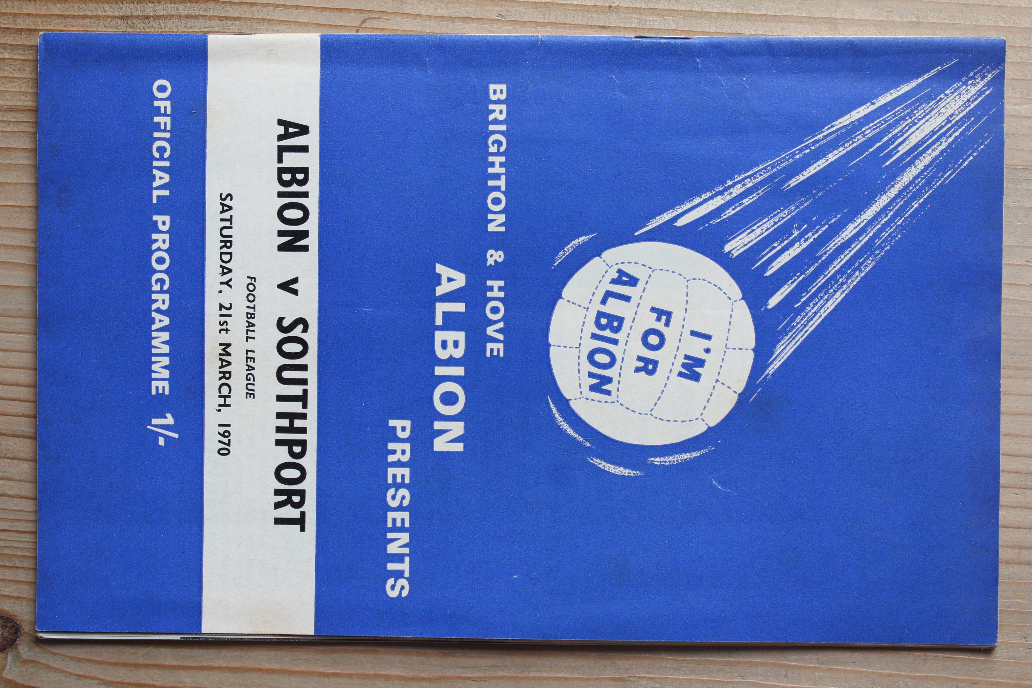 Brighton & Hove Albion FC v Southport