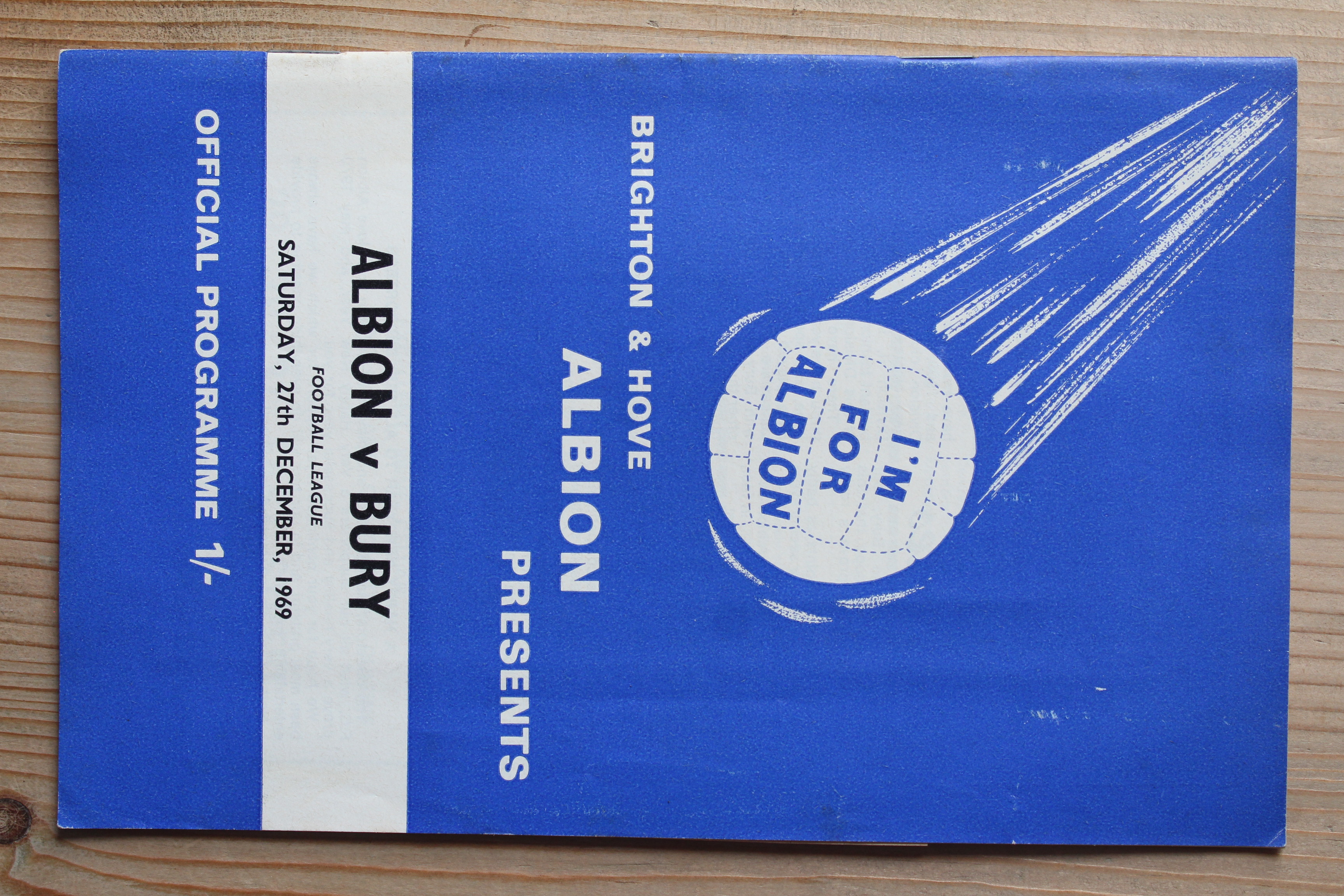 Brighton & Hove Albion FC v Bury FC