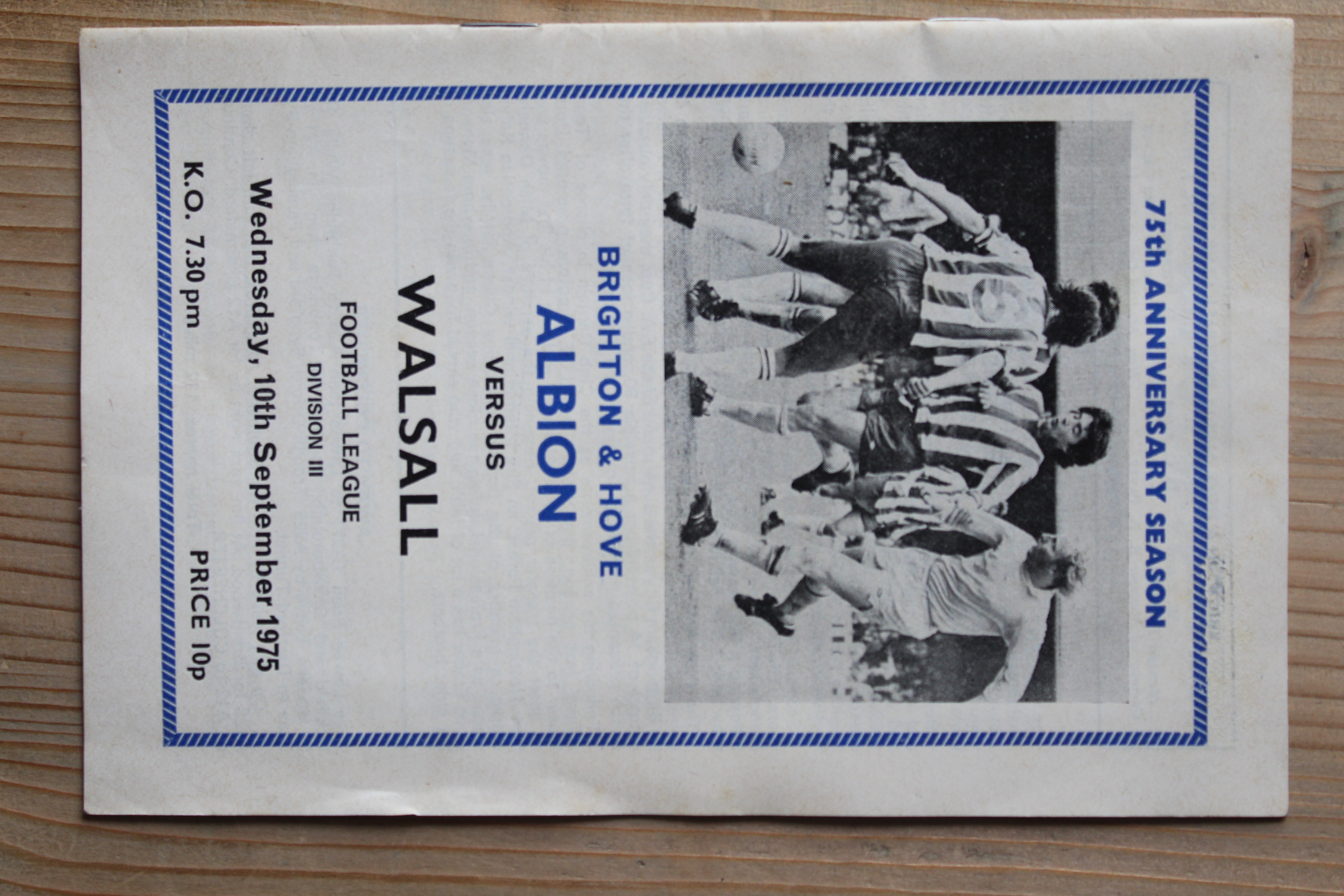 Brighton & Hove Albion FC v Walsall FC