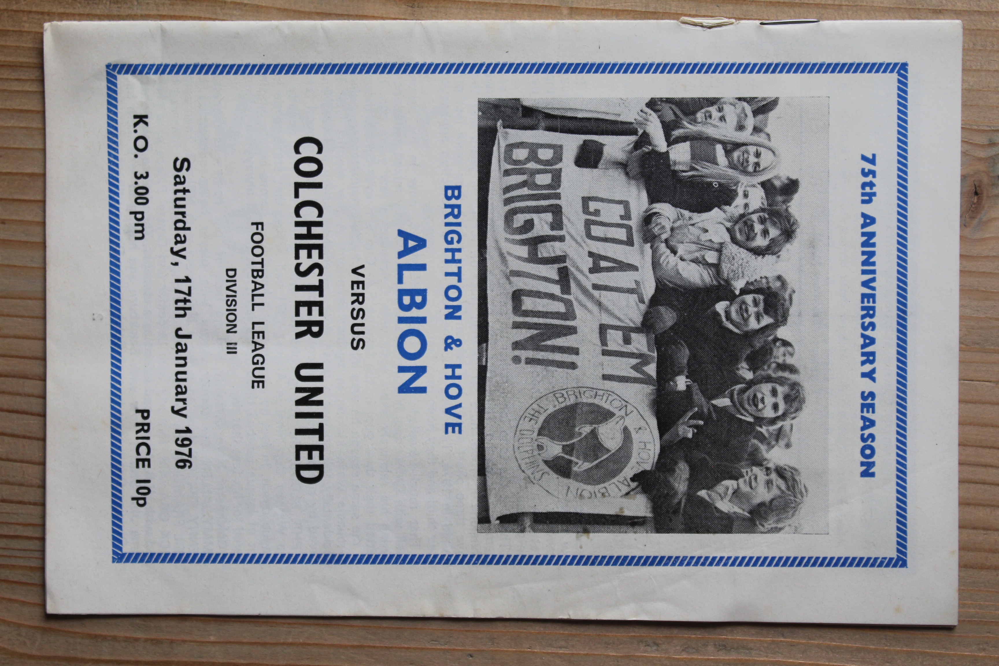 Brighton & Hove Albion FC v Colchester United FC