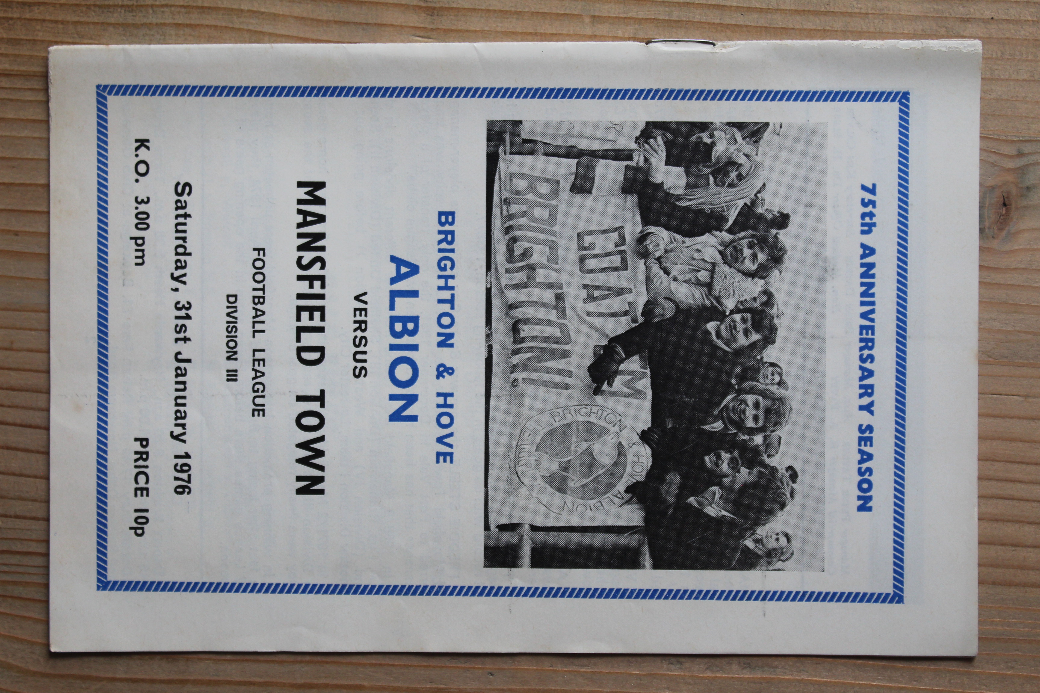 Brighton & Hove Albion FC v Mansfield Town FC