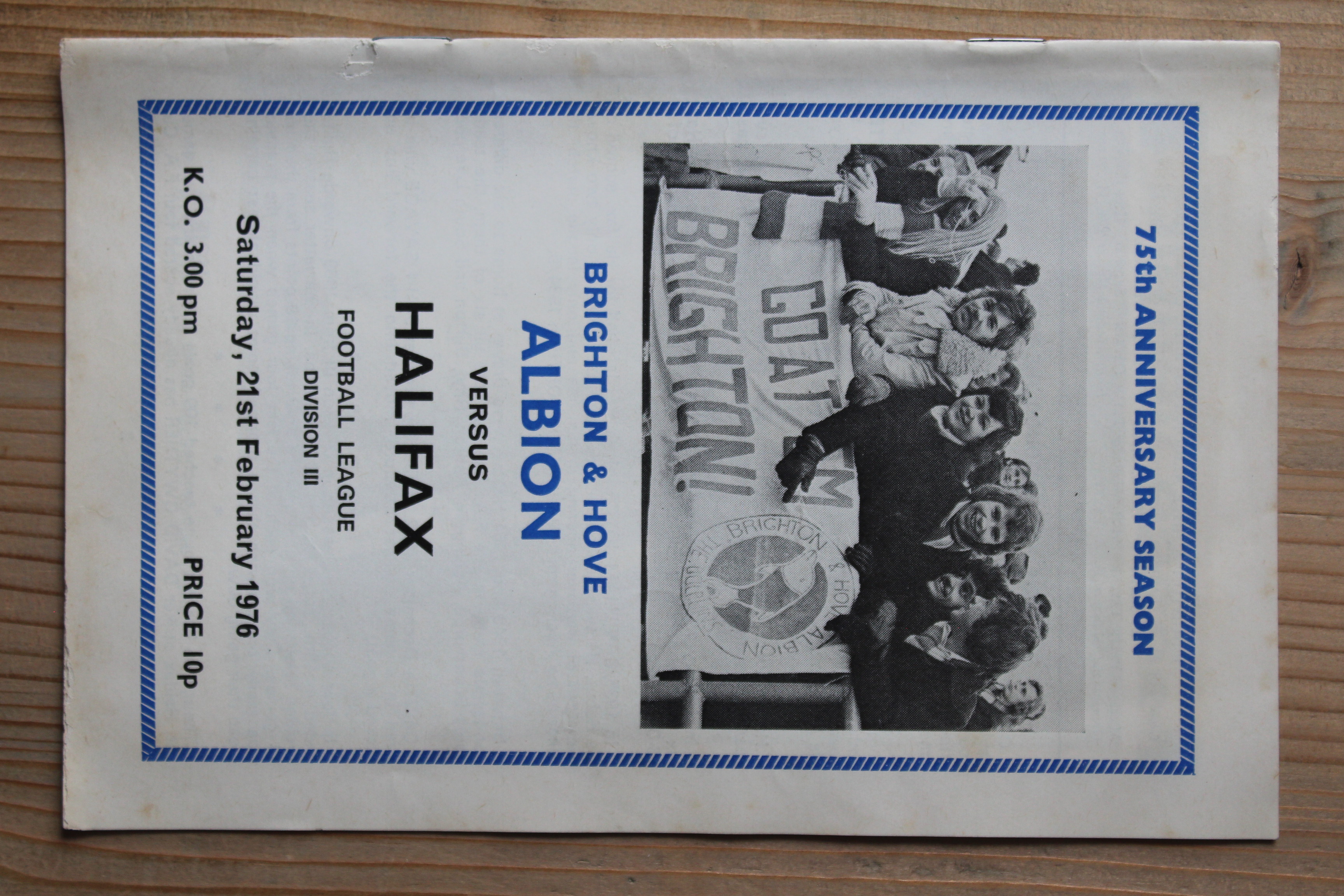 Brighton & Hove Albion FC v Halifax Town A.F.C