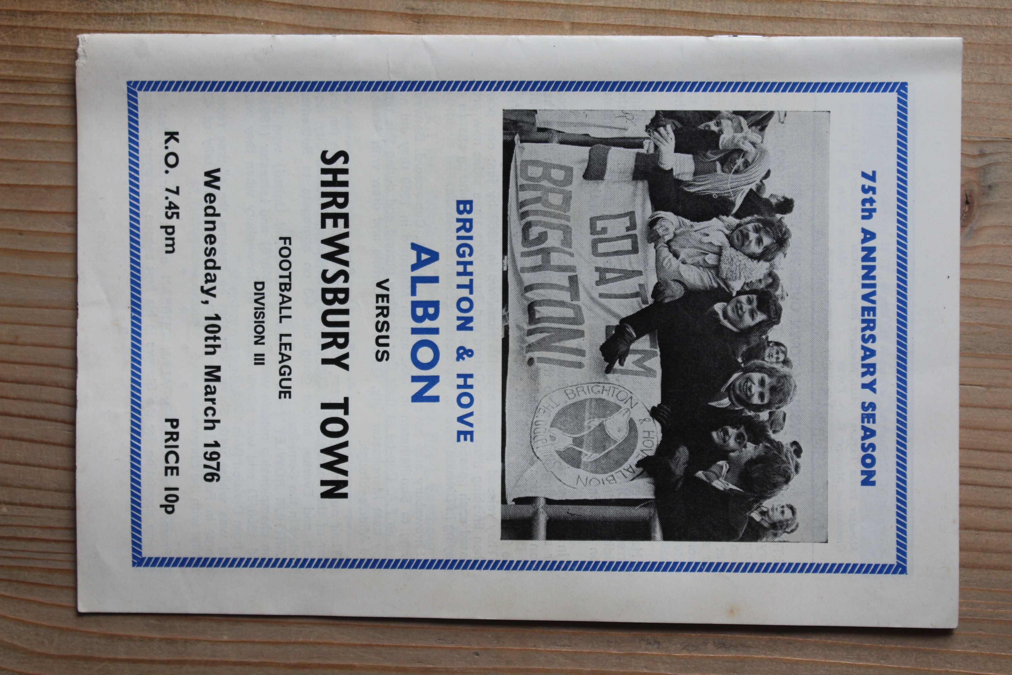 Brighton & Hove Albion FC v Shrewsbury Town FC