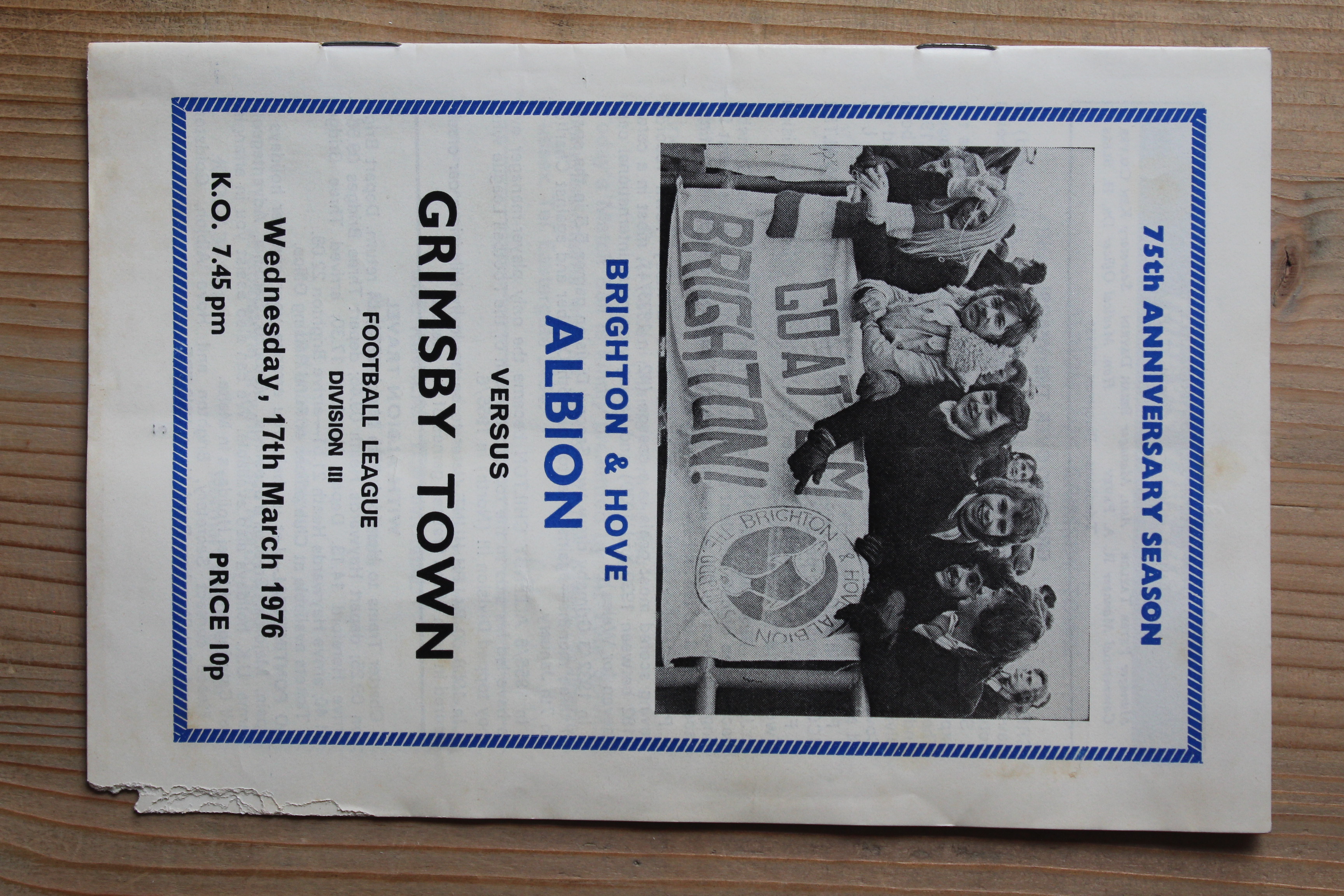 Brighton & Hove Albion FC v Grimsby Town FC