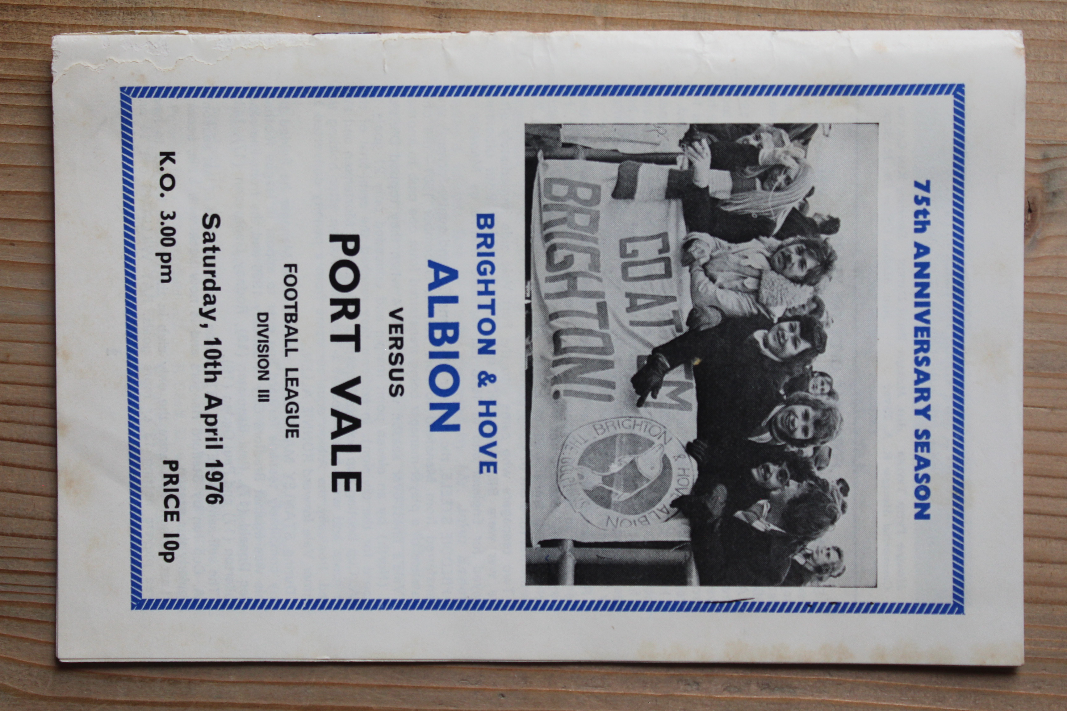 Brighton & Hove Albion FC v Port Vale FC