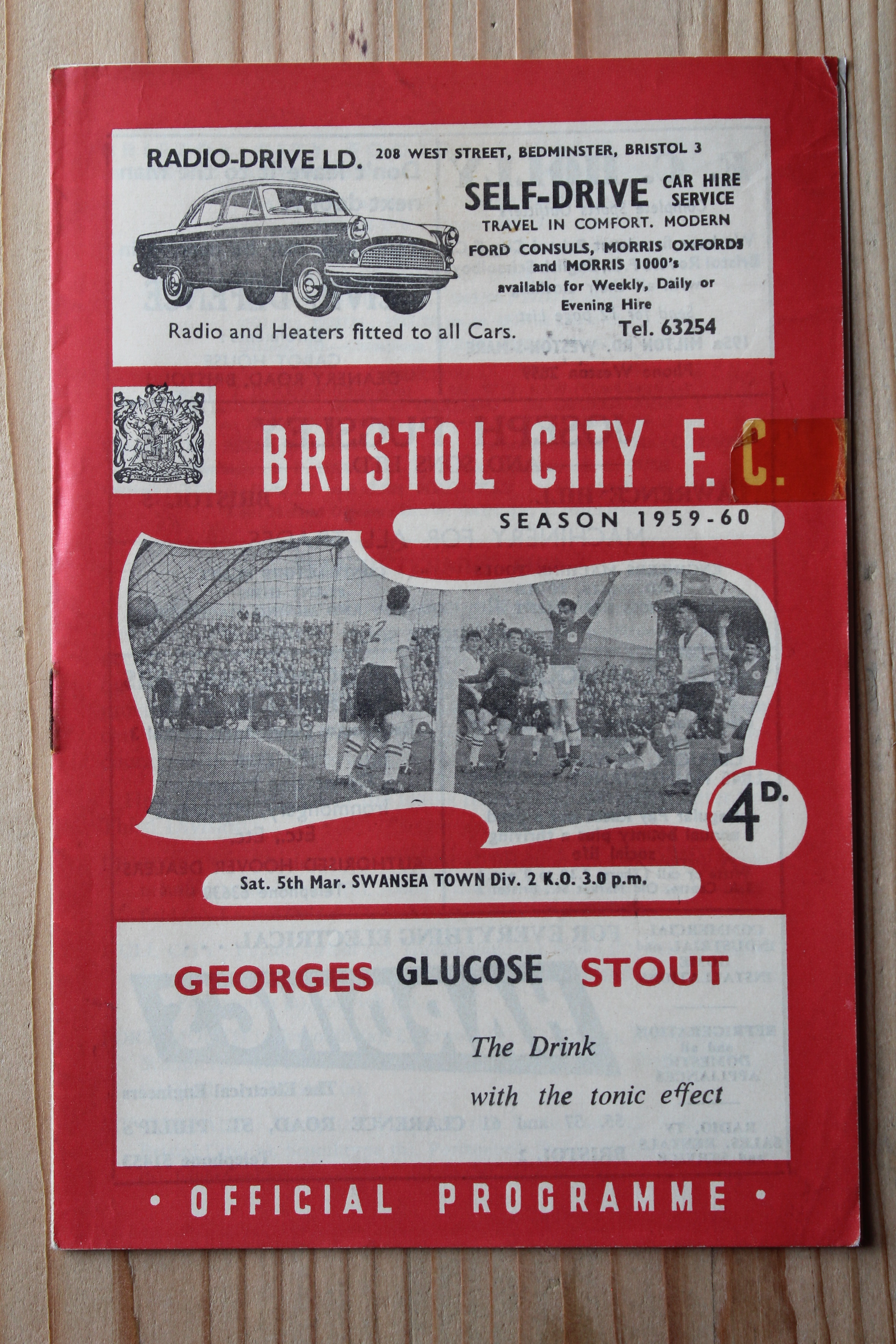 Bristol City FC v Swansea Town