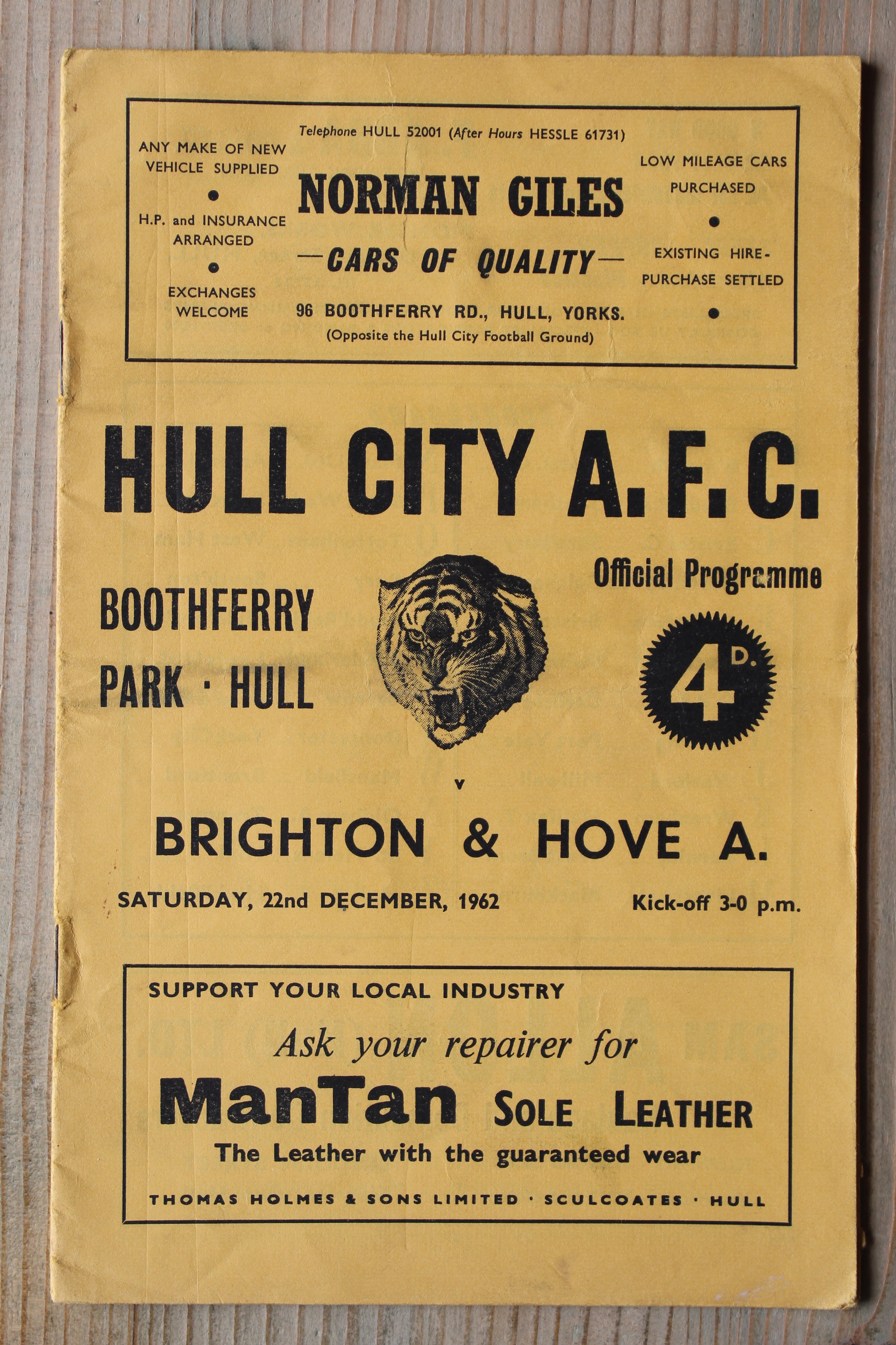 Hull City FC v Brighton & Hove Albion FC