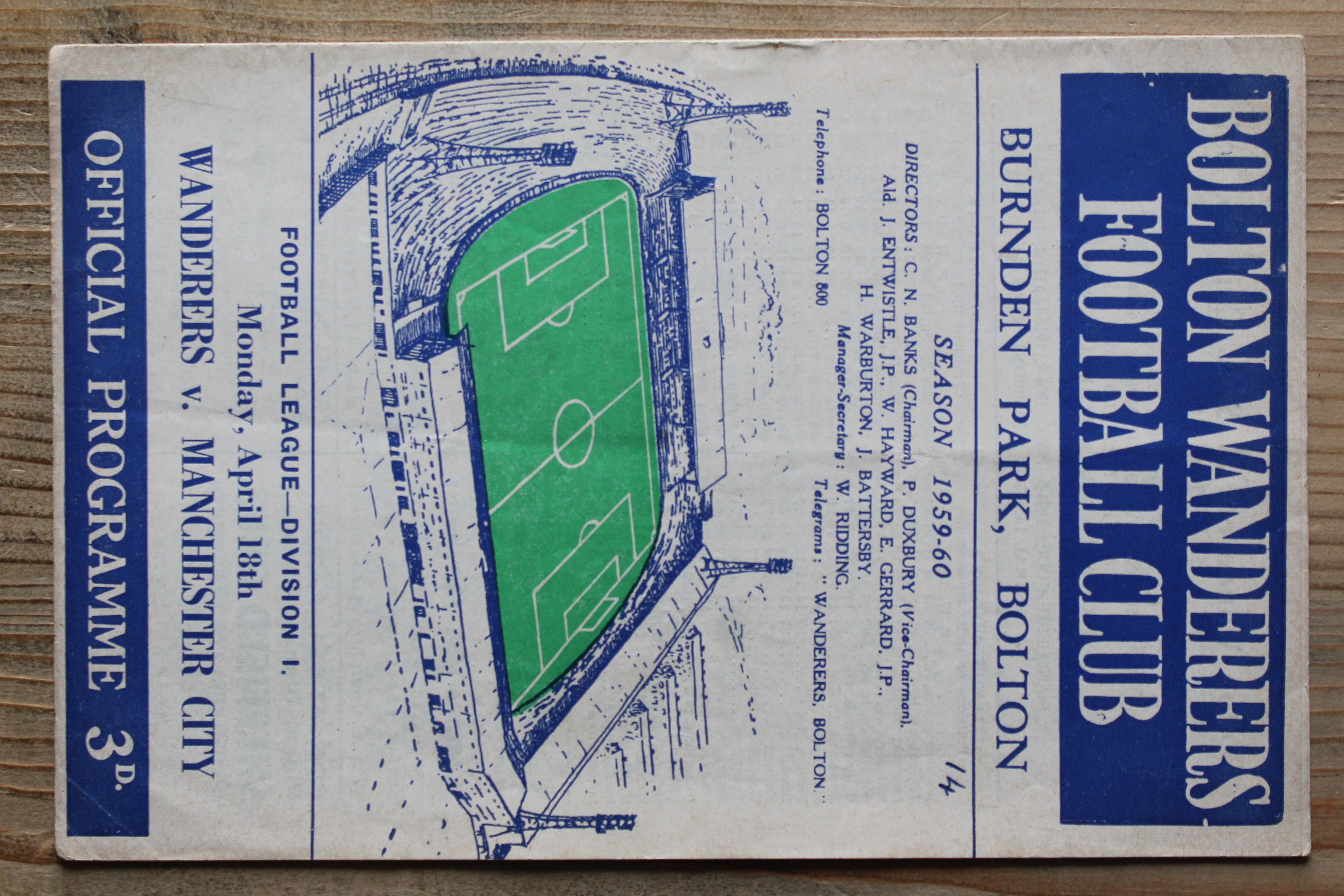 Bolton Wanderers FC v Manchester City FC