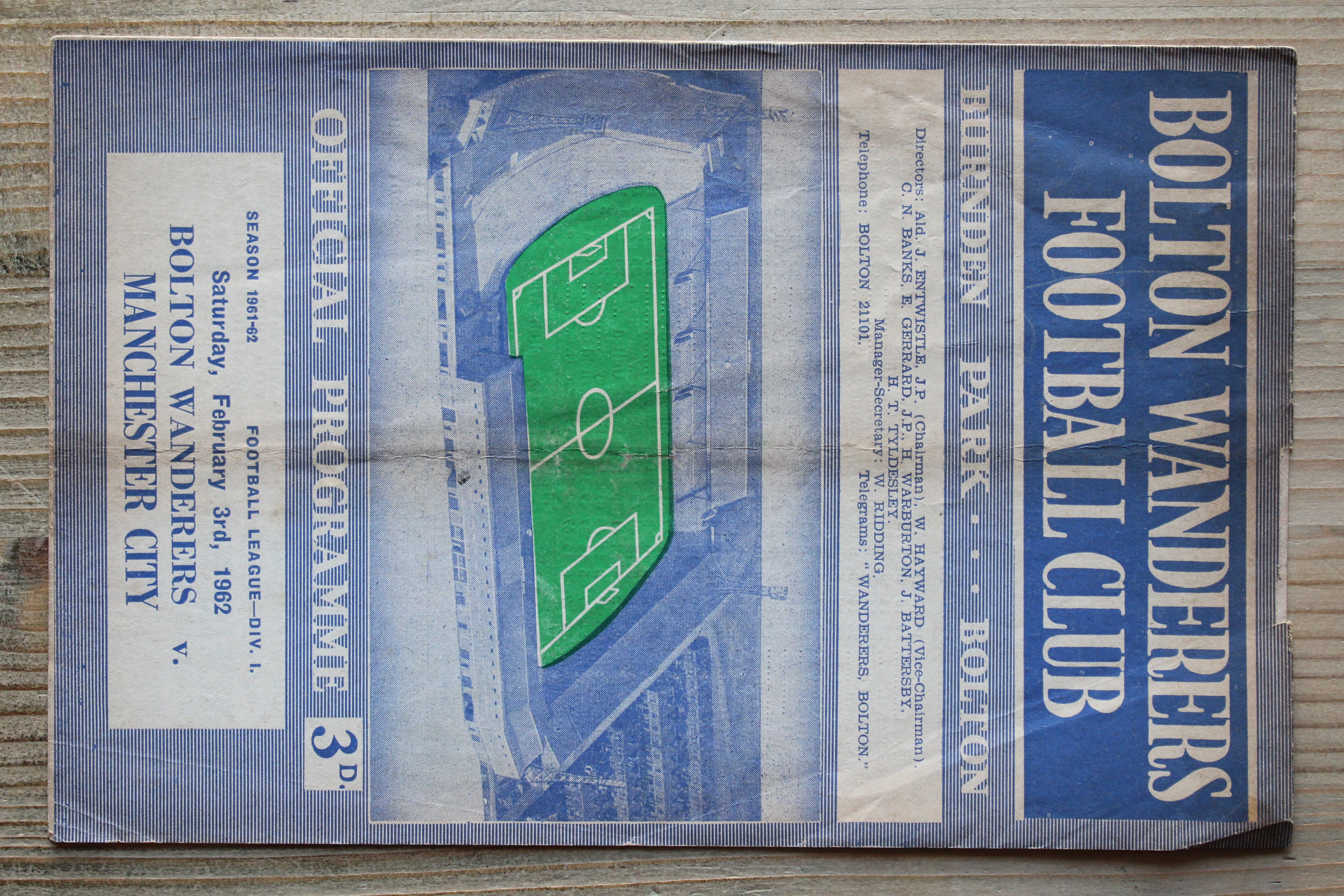 Bolton Wanderers FC v Manchester City FC