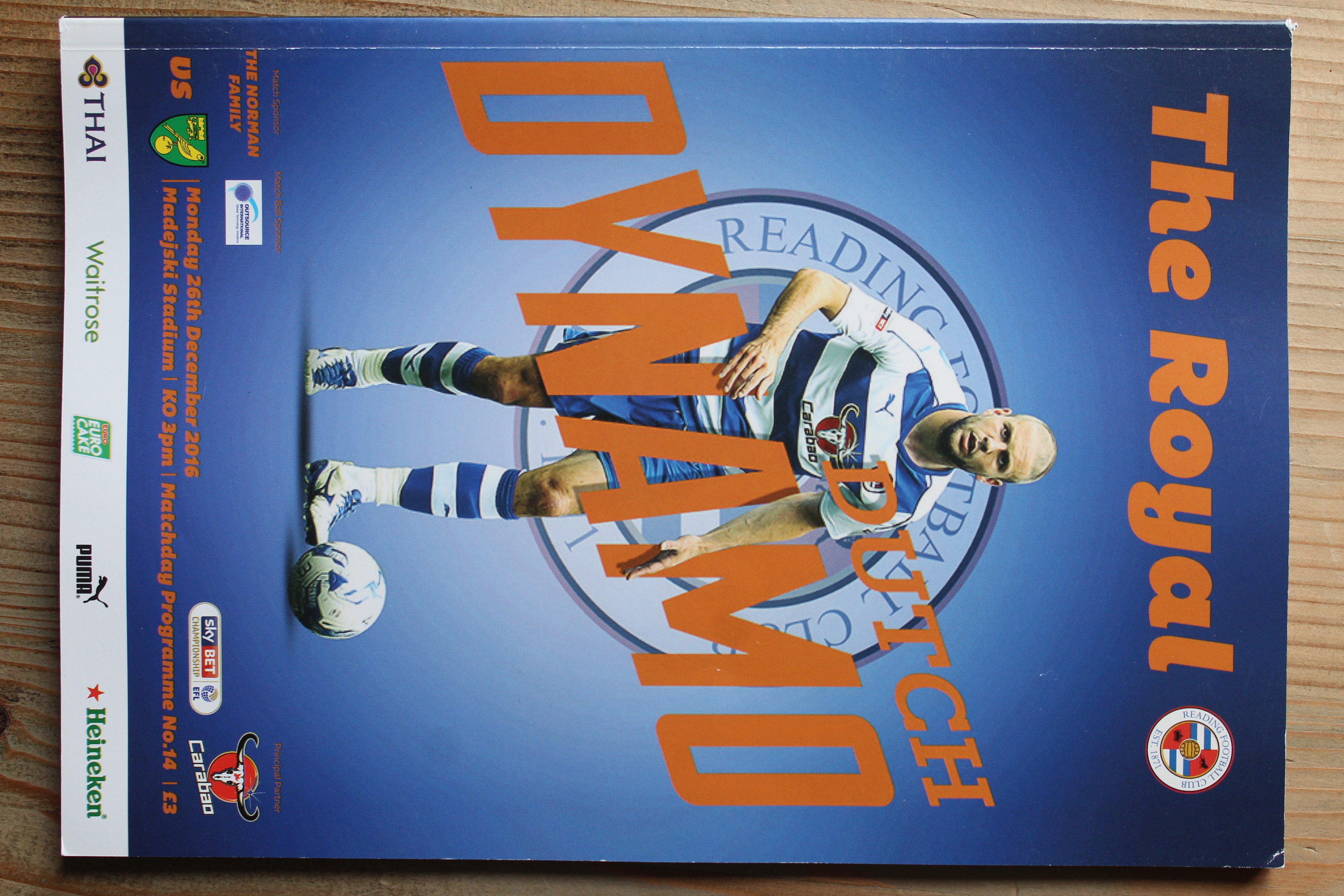 Reading FC v Norwich City FC