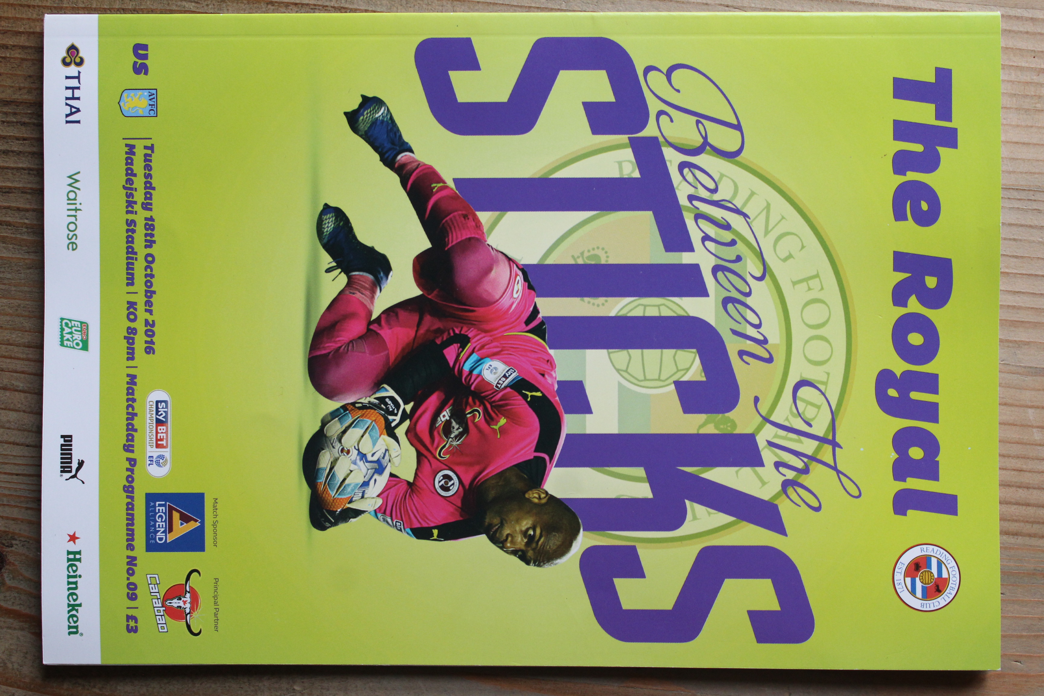 Reading FC v Aston Villa FC