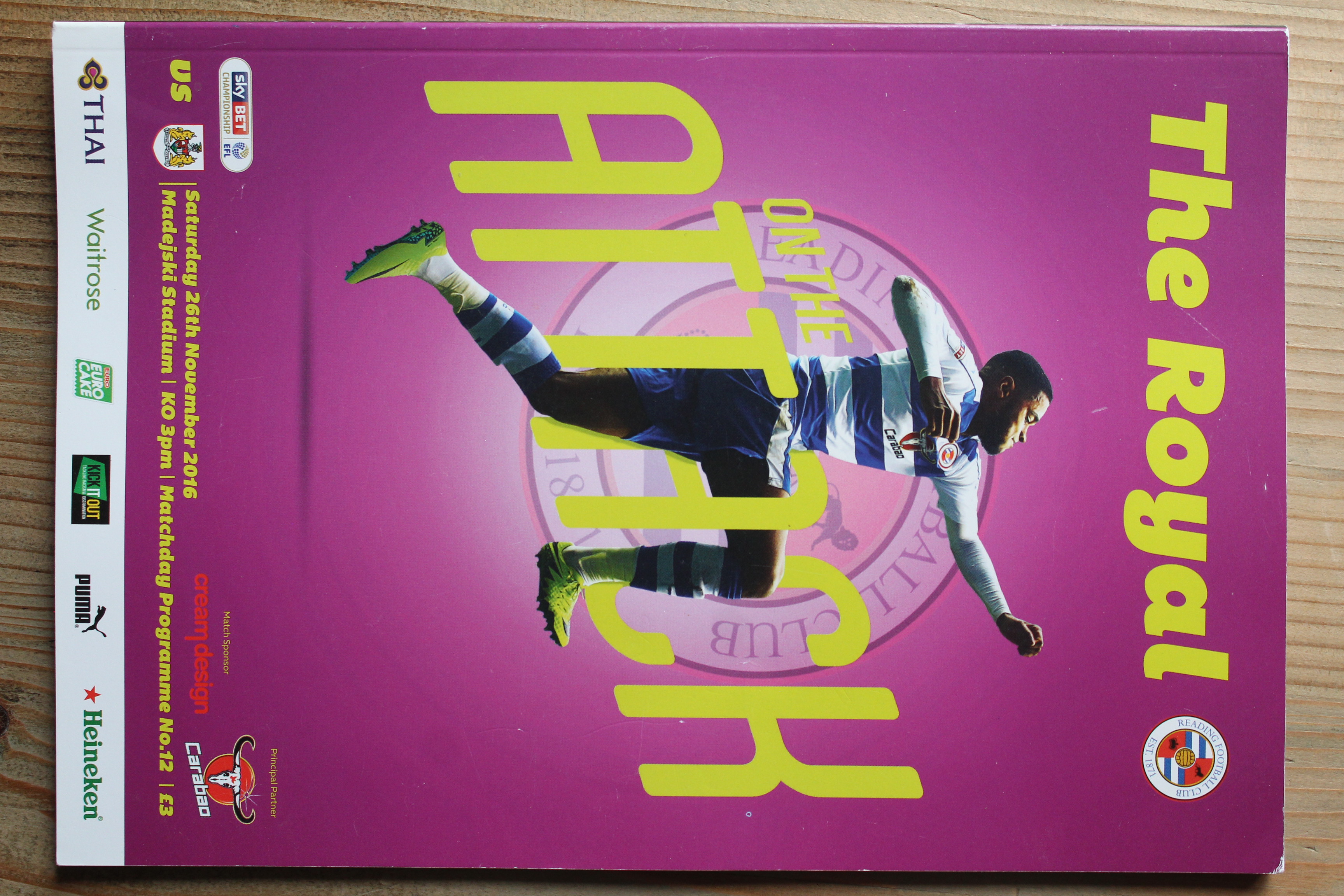 Reading FC v Bristol City FC