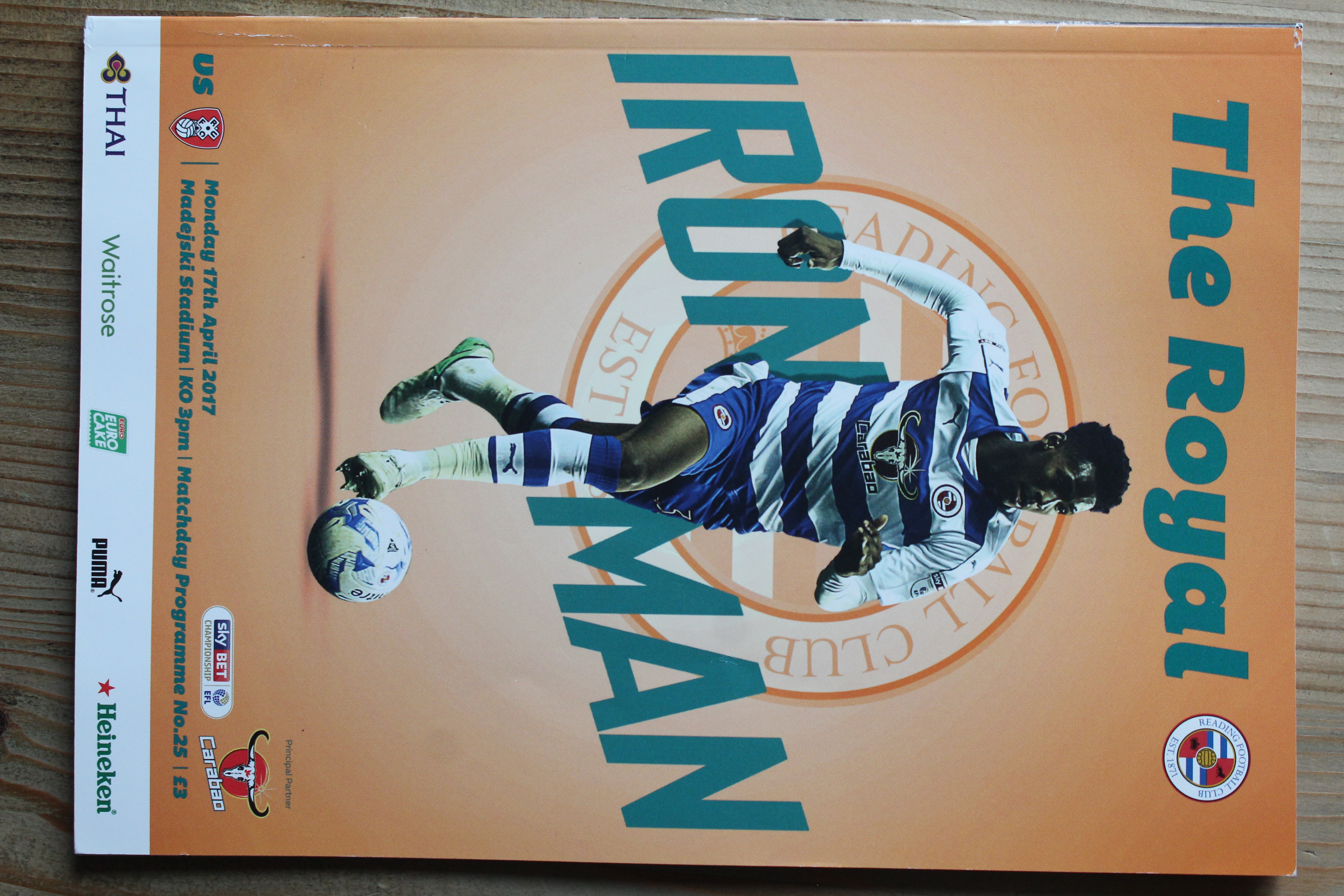 Reading FC v Rotherham United FC