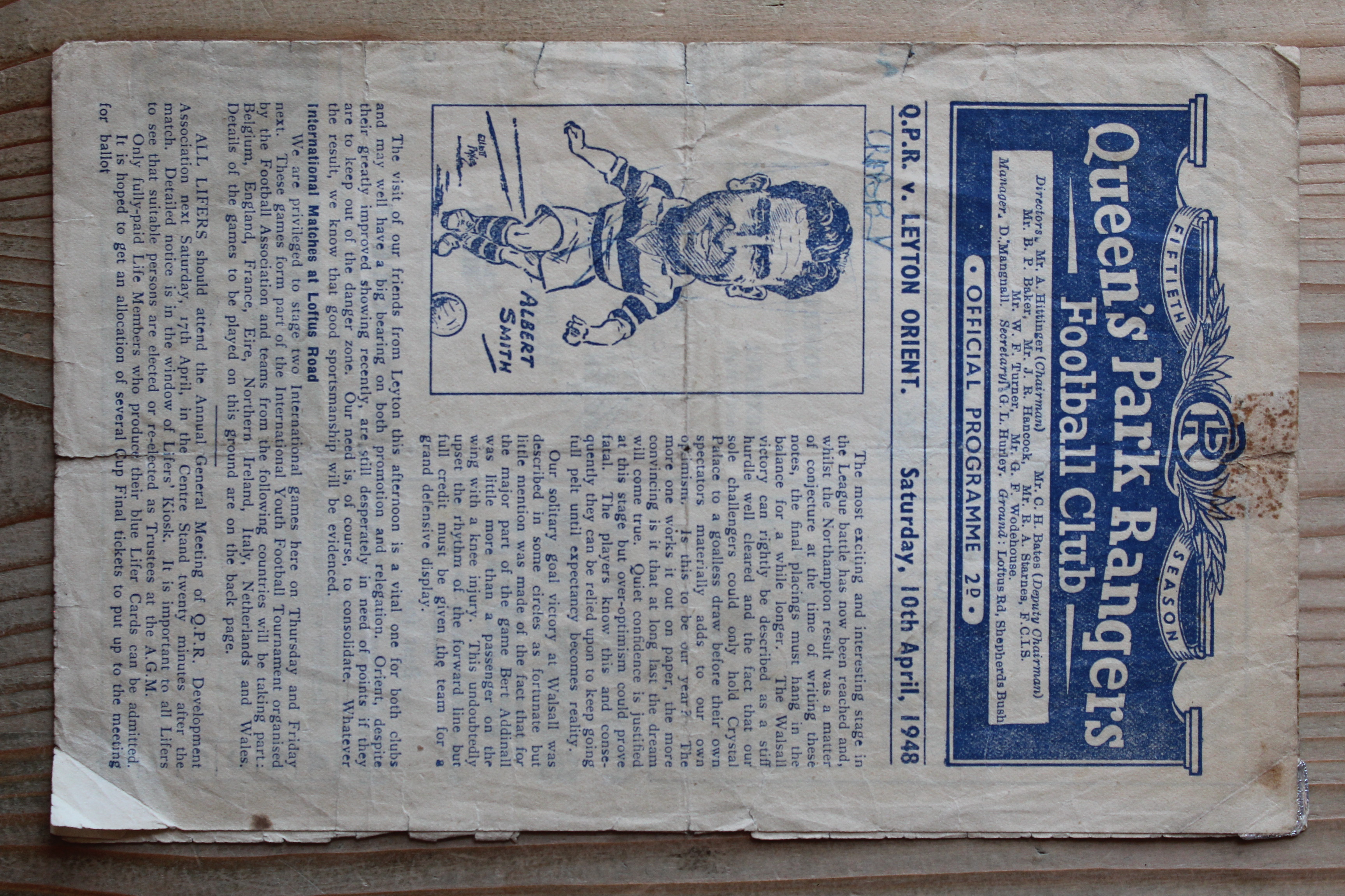 Queens Park Rangers FC v Leyton Orient FC