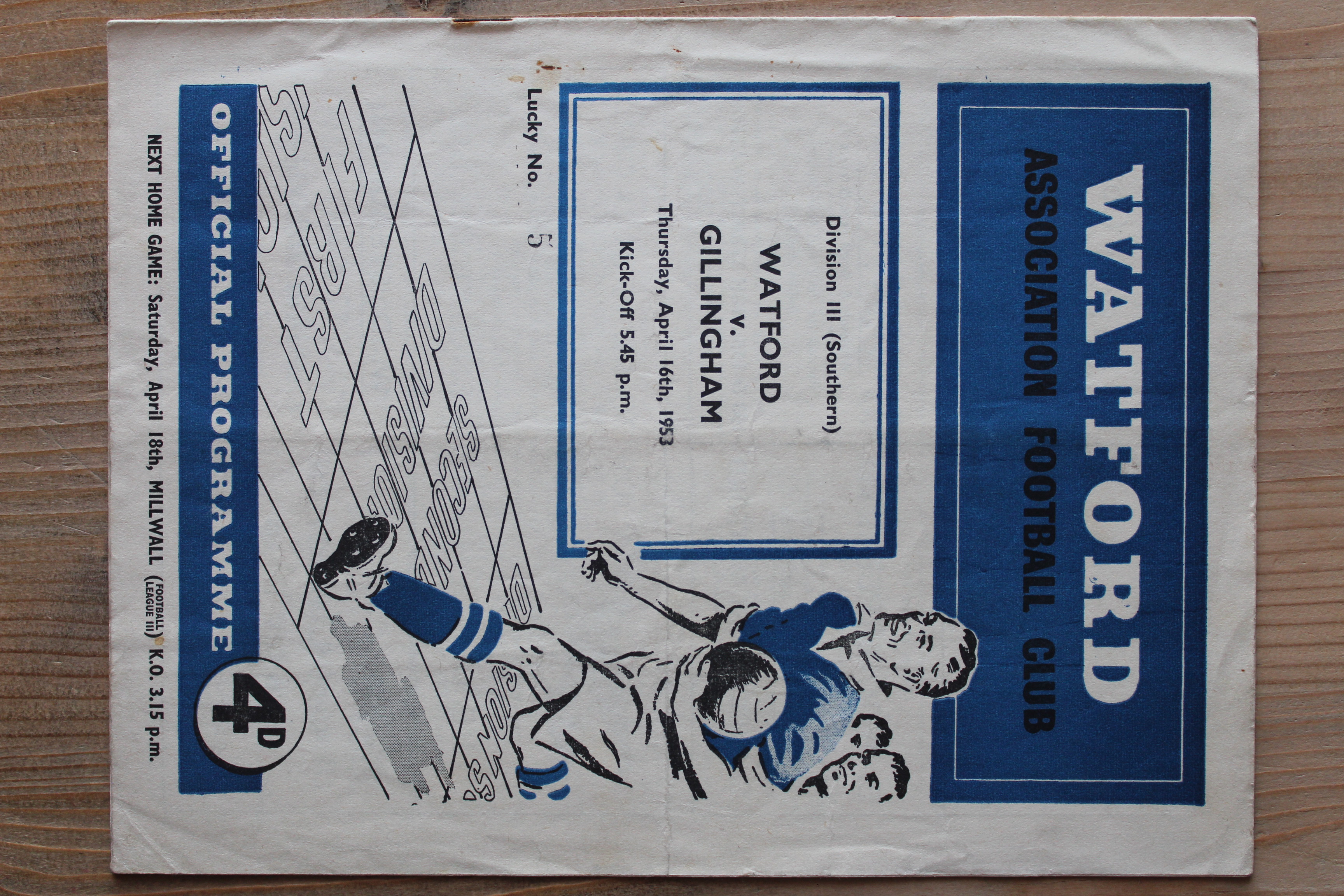 Watford FC v Gillingham FC
